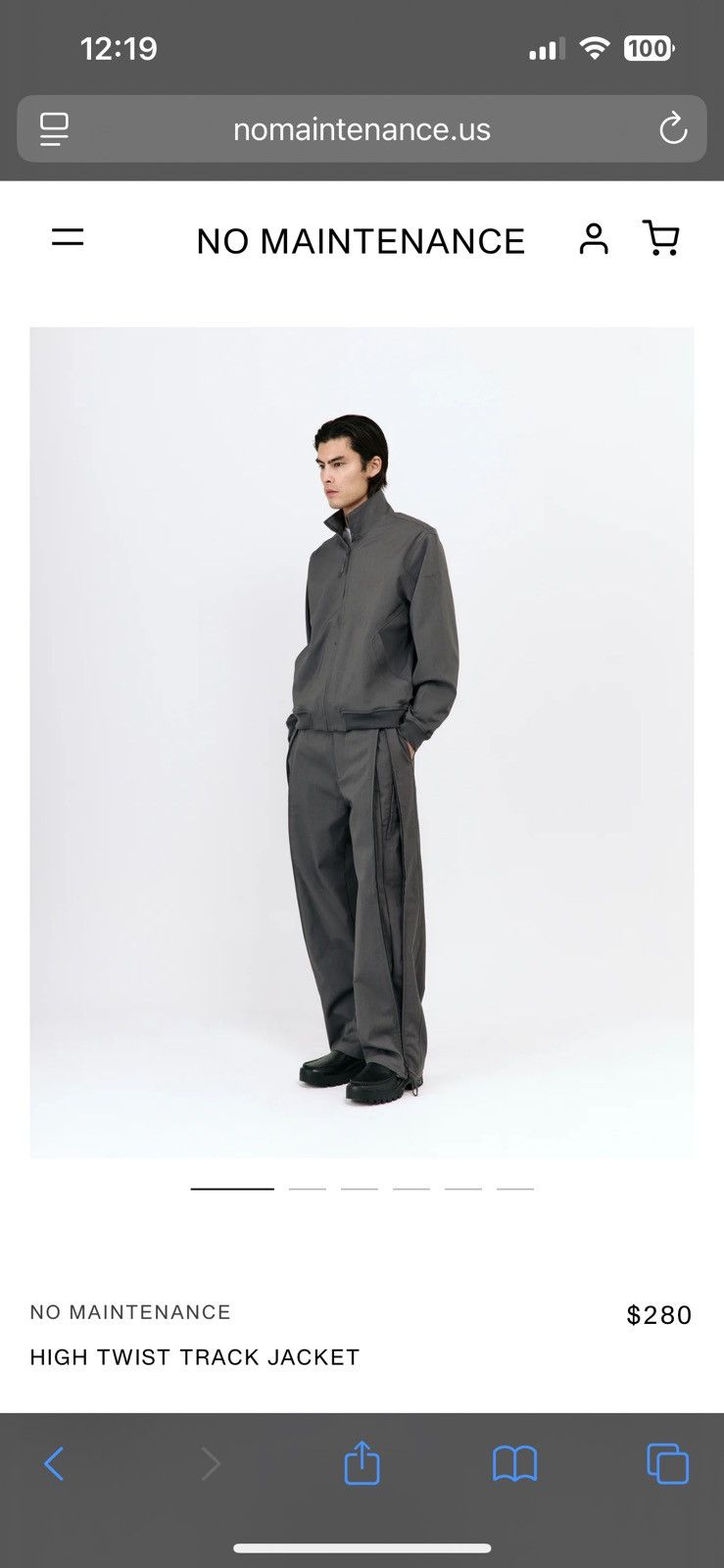 No Maintenance No maintenance high twist zip jacket Size US L / EU 52-54 / 3 - 7 Thumbnail