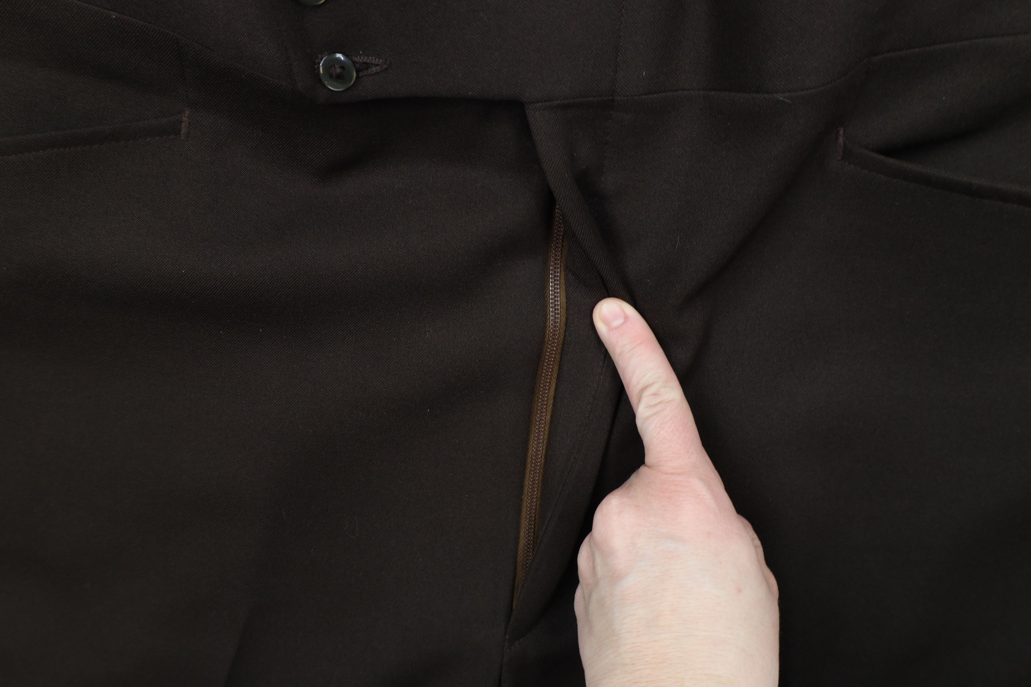 Vintage Vintage 70s Streetwear Wide Leg Knit Chino Pants Brown Size US 38 / EU 54 - 7 Thumbnail