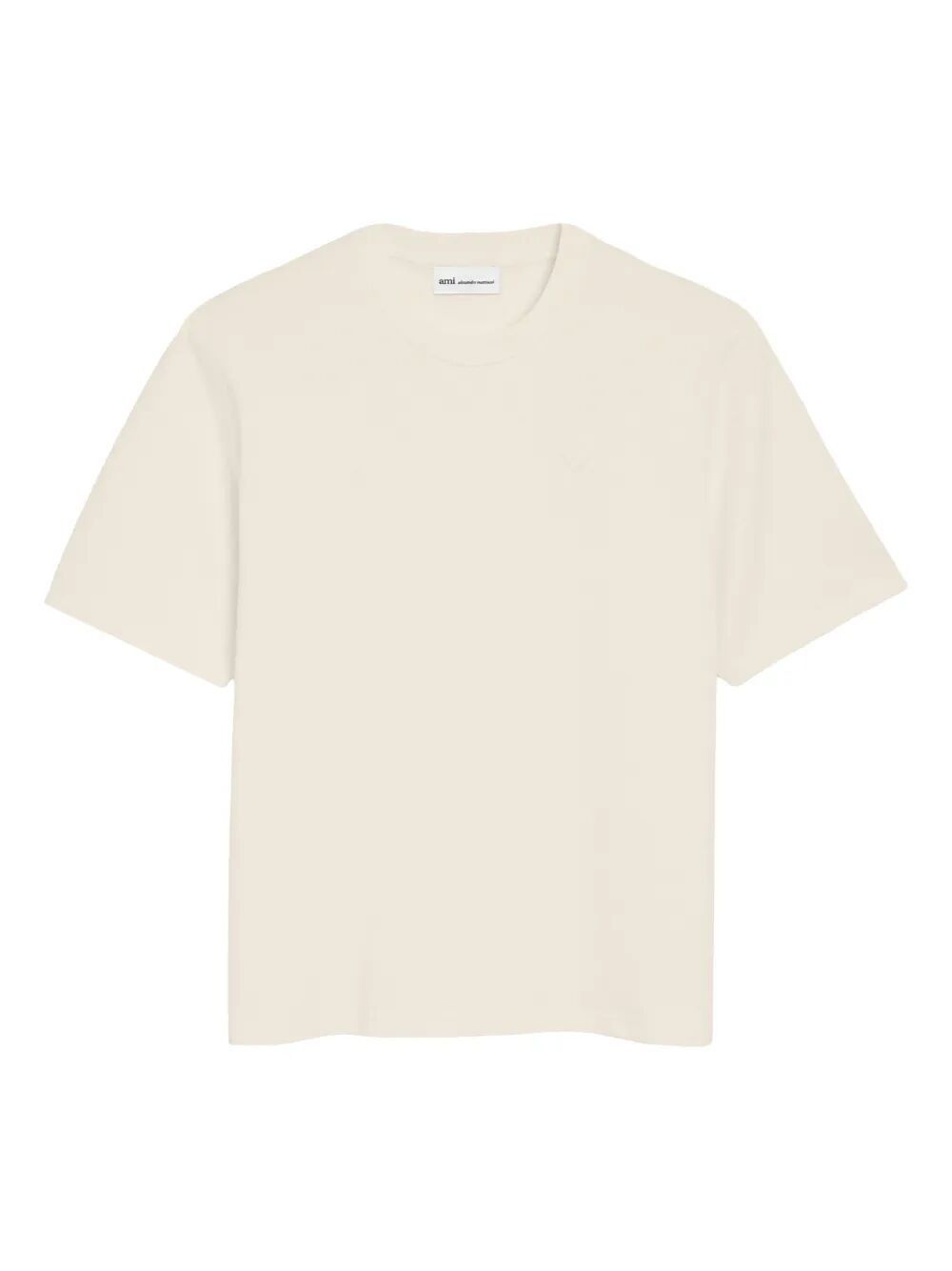 AMI BIG "AMI DE COEUR" EMBOSSED TSHIRT Size S / US 4 / IT 40 - 1 Thumbnail
