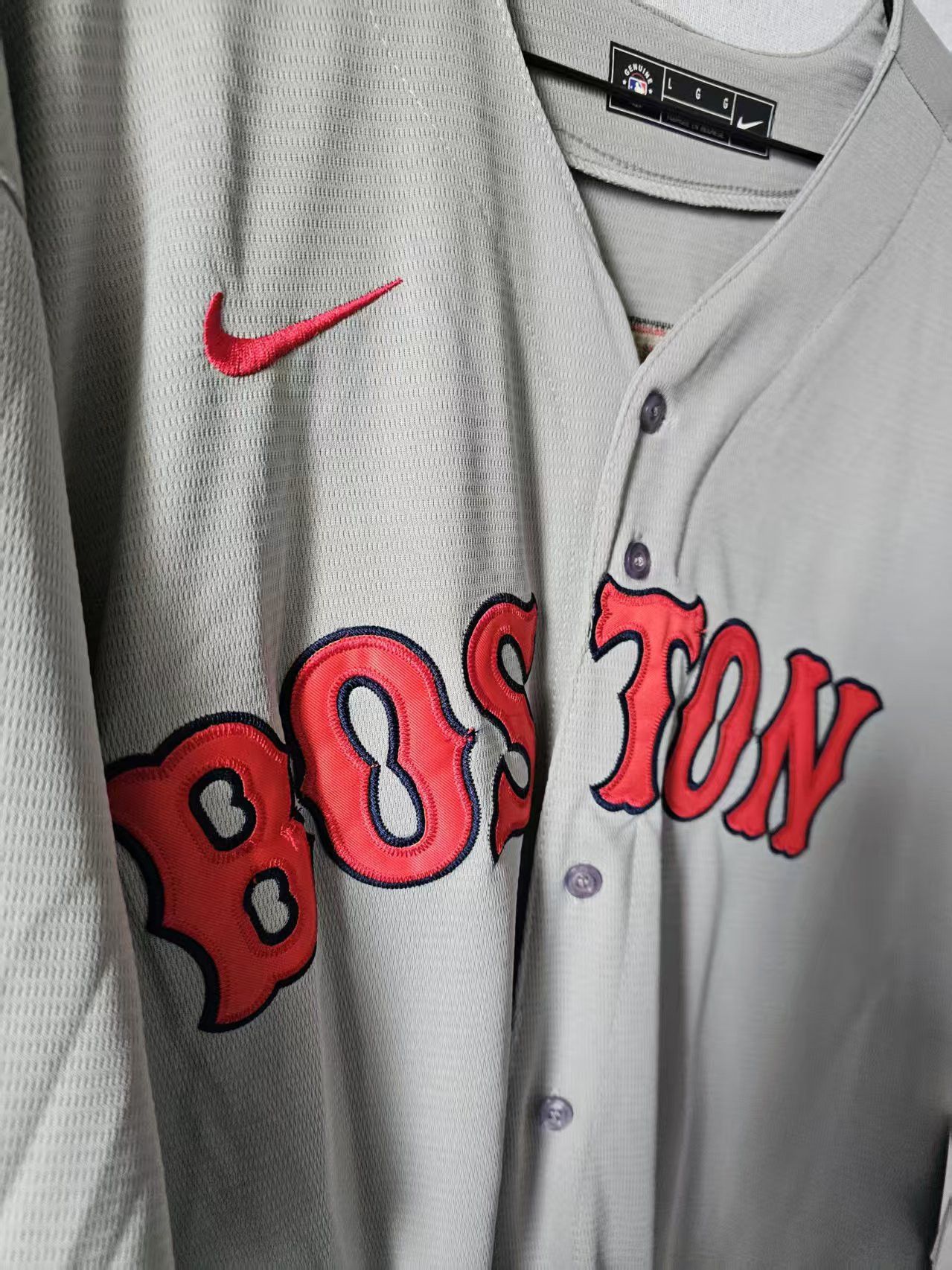 MLB Boston Red Sox 34 David Ortiz Jersey Gray Size US L / EU 52-54 / 3 - 4 Thumbnail