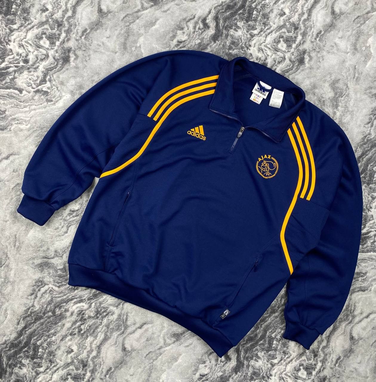 Adidas Vintage Adidas Ajax Amsterdam Sweatshirt Soccer Jacket Size US XL / EU 56 / 4 - 1 Thumbnail