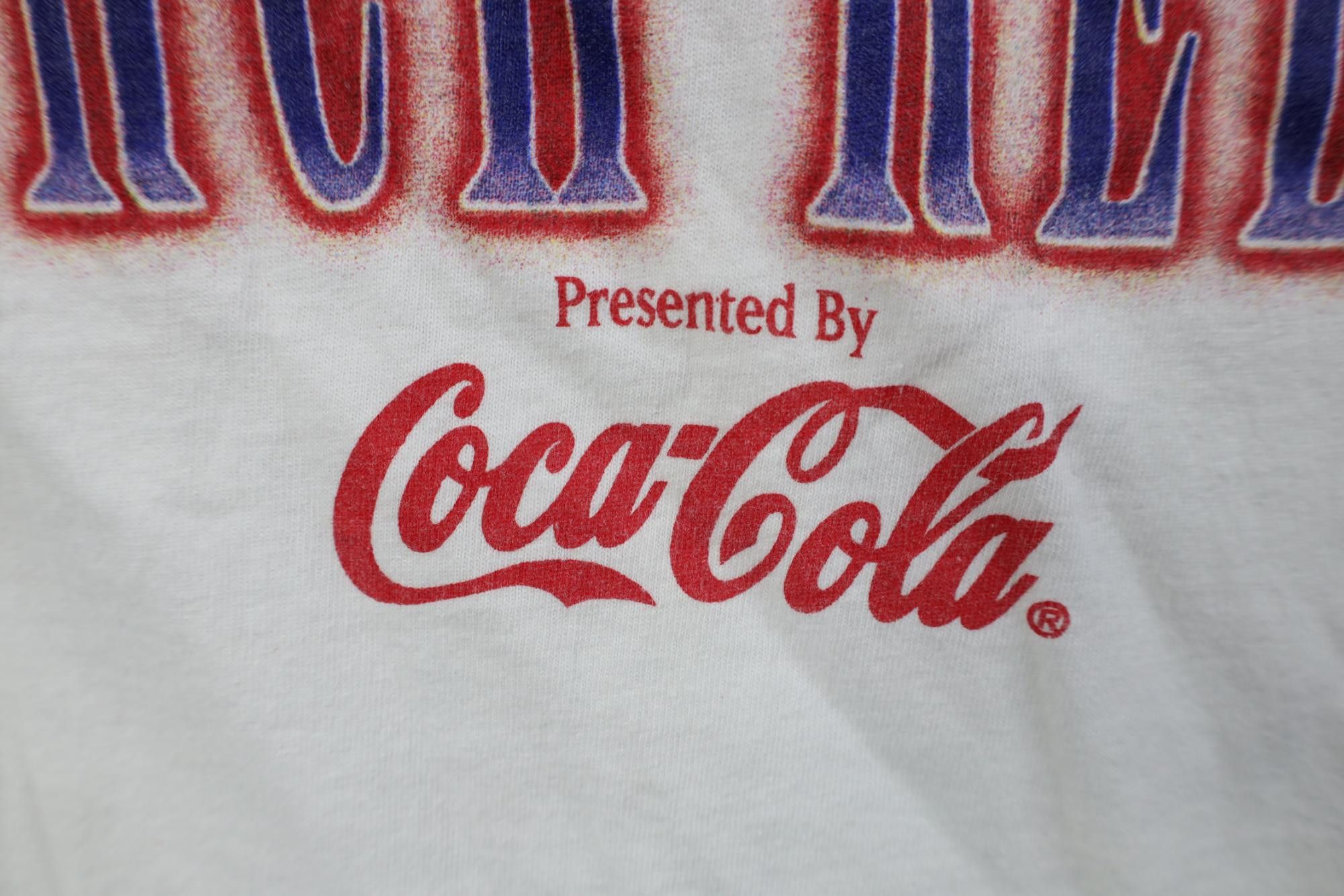 Vintage Vintage 90s 1996 Olympics Coca Cola Short Sleeve T-Shirt Size US XL / EU 56 / 4 - 8 Thumbnail