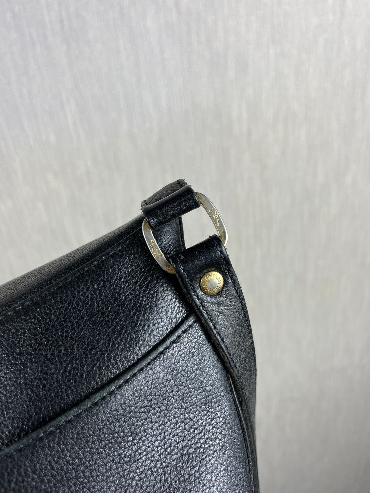 Leather × Longchamp × Vintage Vintage Longchamp crossbody genuine leather bucket bag logo Size ONE SIZE - 12 Thumbnail