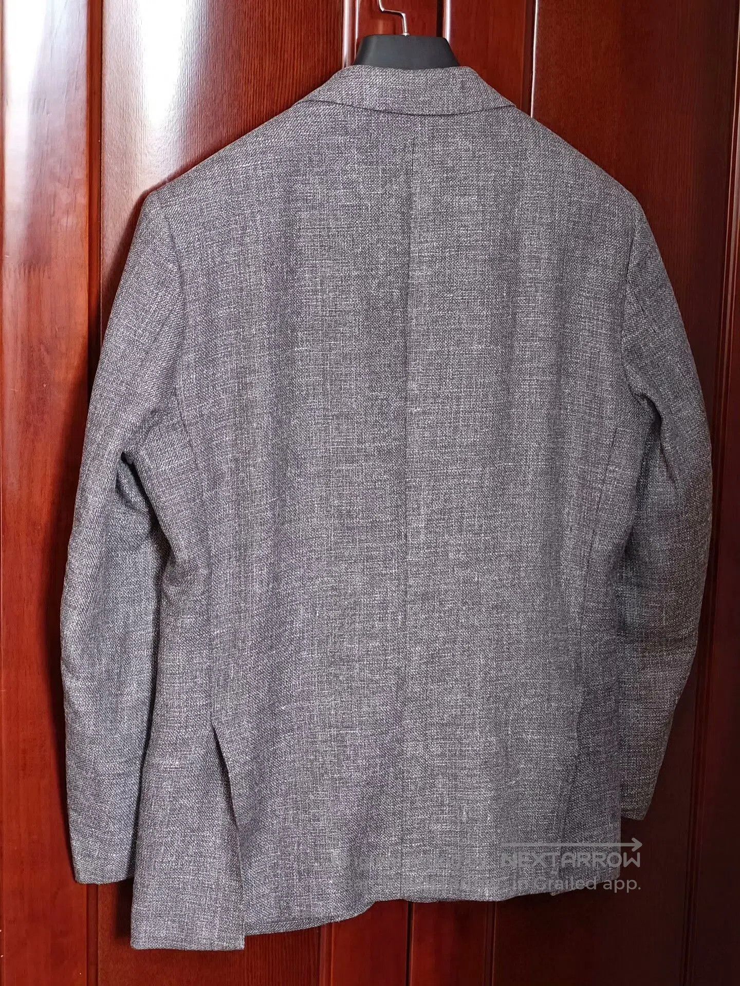Tonello Italian Gray Wool-Linen Blazer. Size US M / EU 48-50 / 2 - 8 Thumbnail