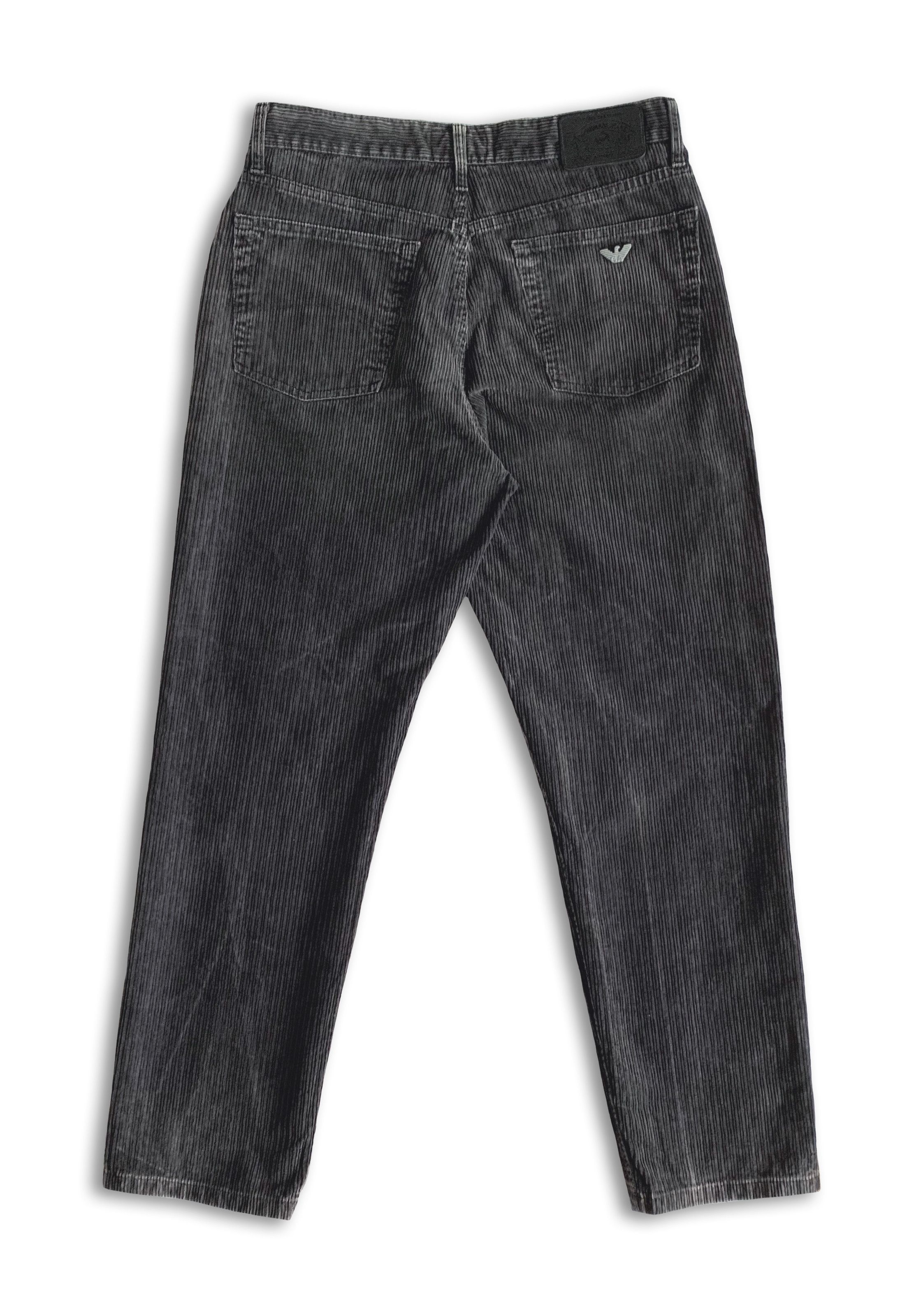 Emporio Armani Vintage 80s 90s ARMANI JEANS Corduroy Pants Faded Trousers Size US 34 / EU 50 - 3 Thumbnail
