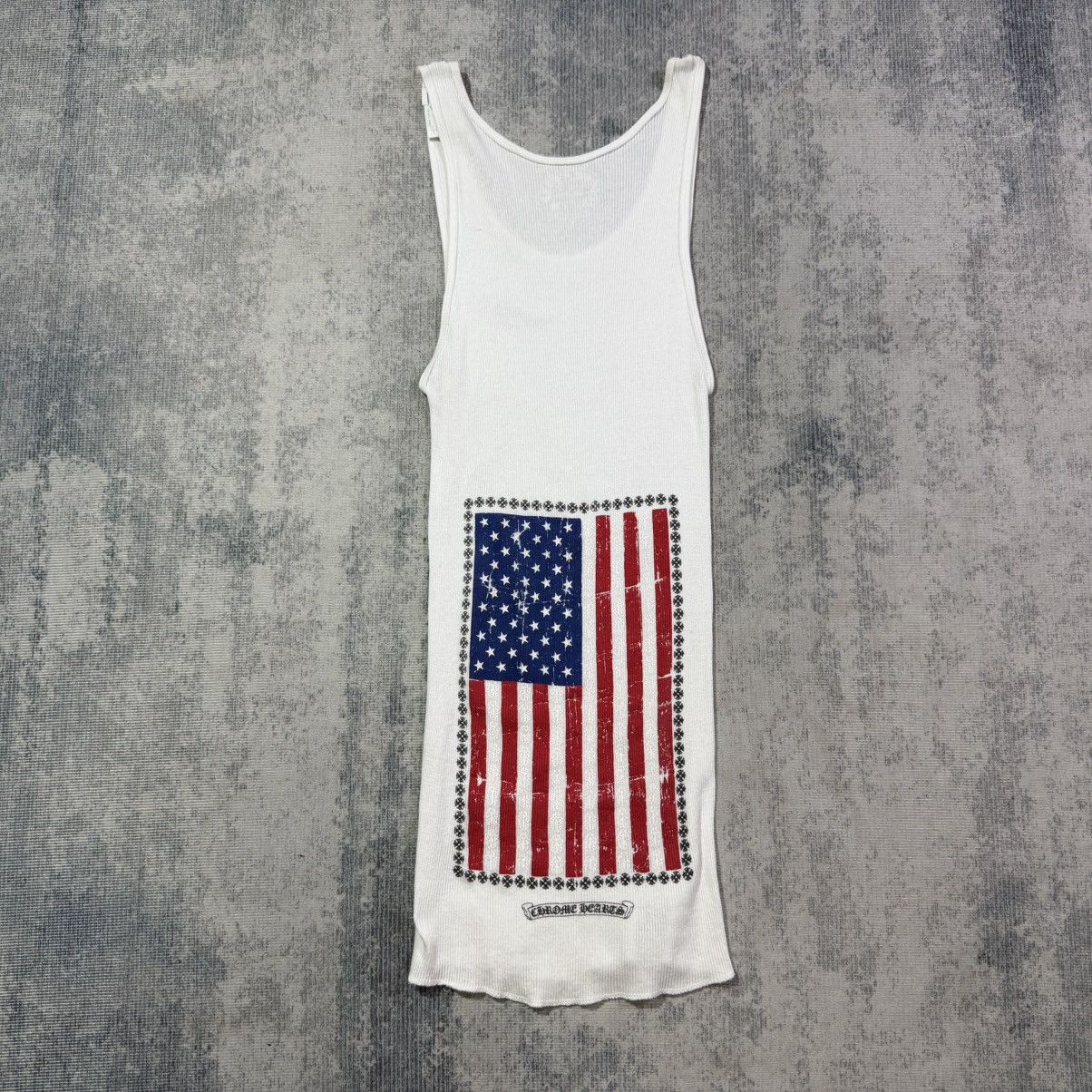 Chrome Hearts USA Flag AMFLAG Tanktop Size US L / EU 52-54 / 3 - 1 Thumbnail