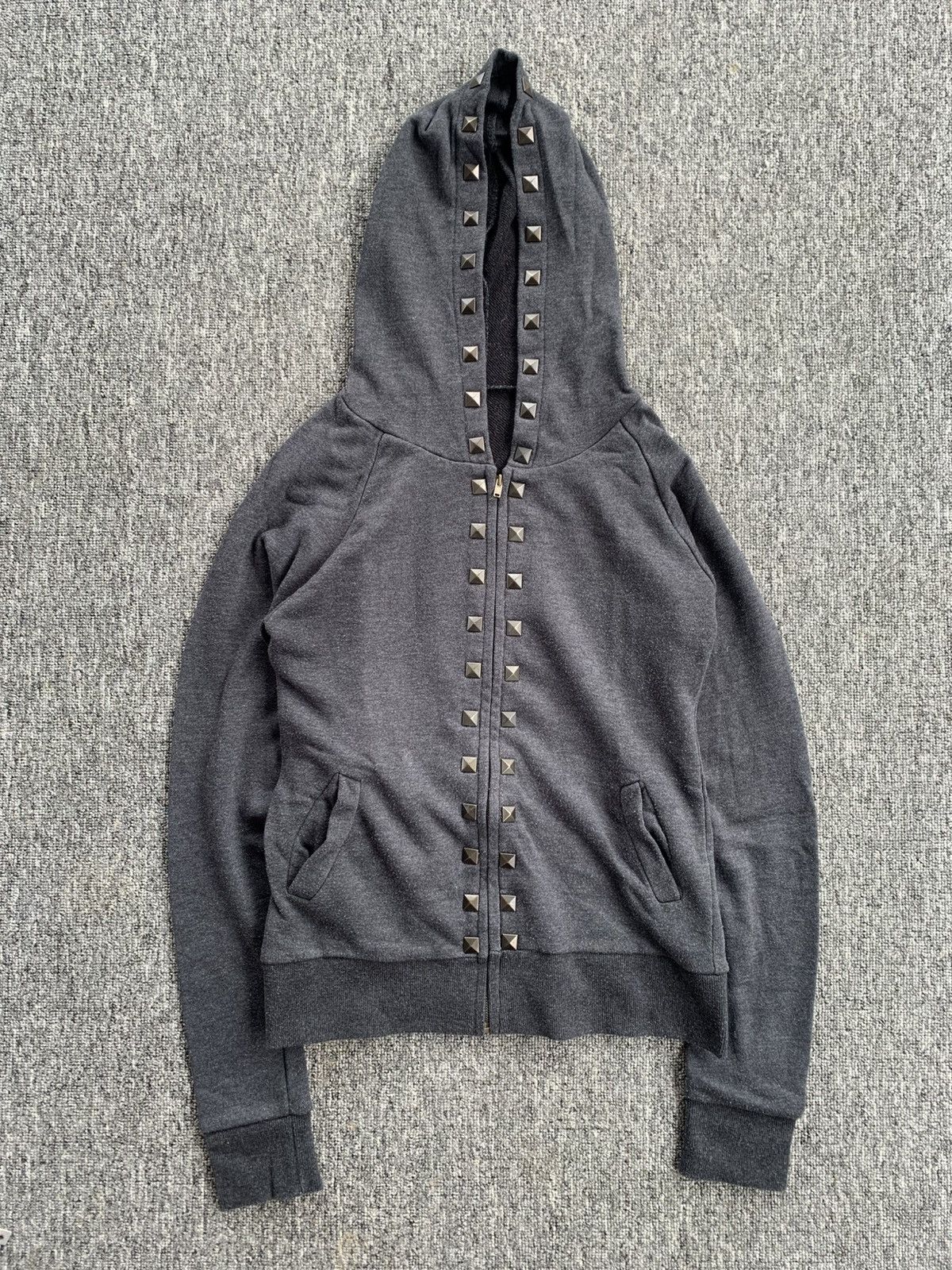 Japanese Brand Ggpx Studded Punk Rock Stylish Zip Hoodie Size S / US 4 / IT 40 - 4 Thumbnail