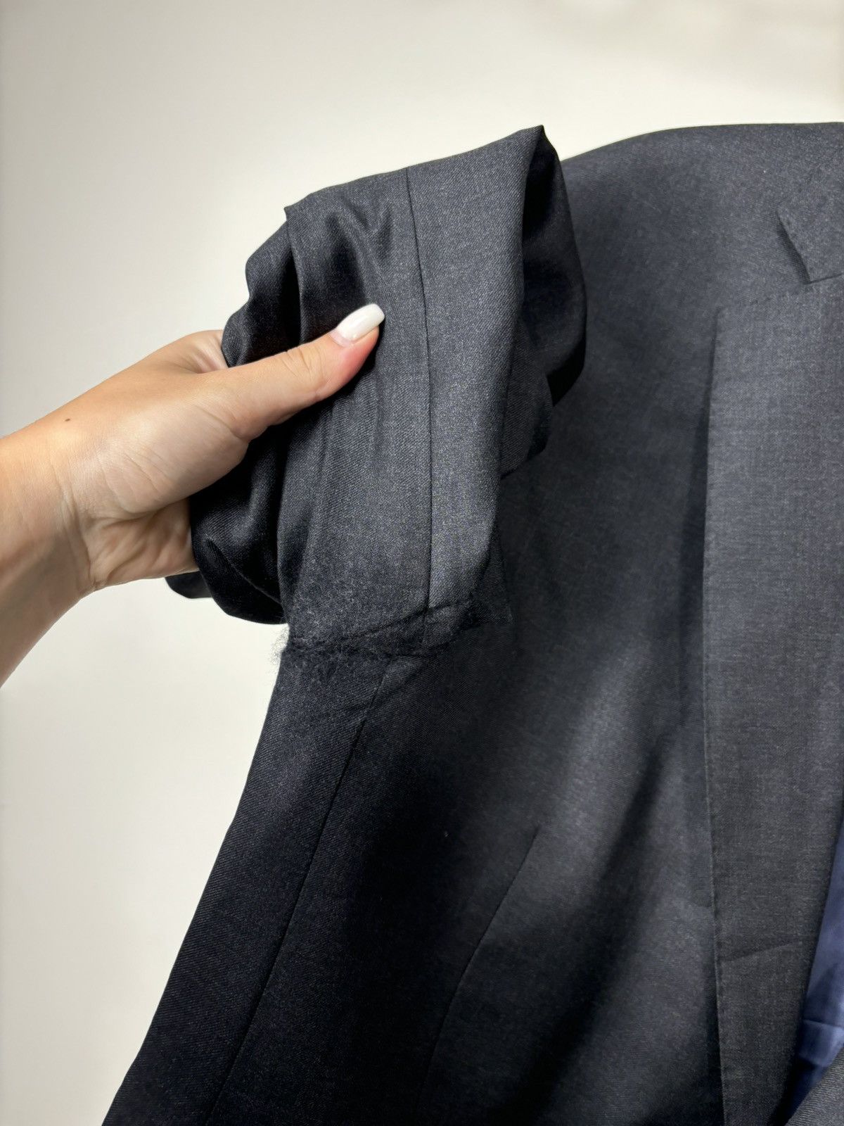 Suitsupply Suitsupply Menʼs 3-Buttons Formal Luxury Wool Blazer Jacket Size 46L - 19 Thumbnail