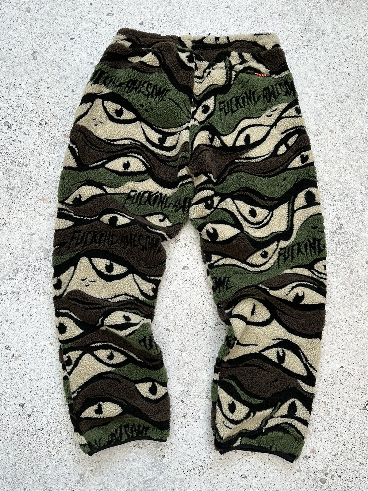 Adidas Fucking Awesome FA Adidas Sherpa Fleece Pants Eye Camo Men M Size US 32 / EU 48 - 13 Thumbnail