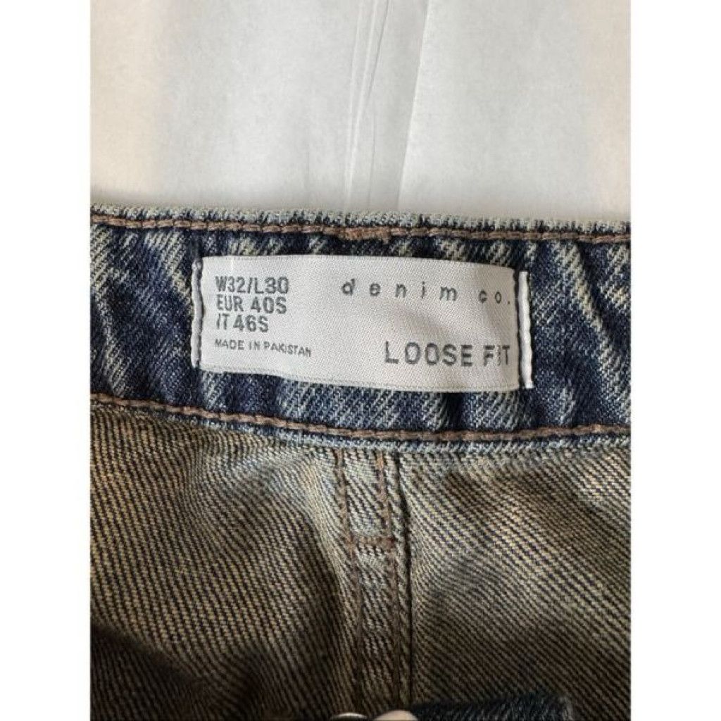J Brand Denim Loose Fit Cargo Jeans Acid Wash Utility Pants W32 L30 Size US 32 / EU 48 - 3 Thumbnail