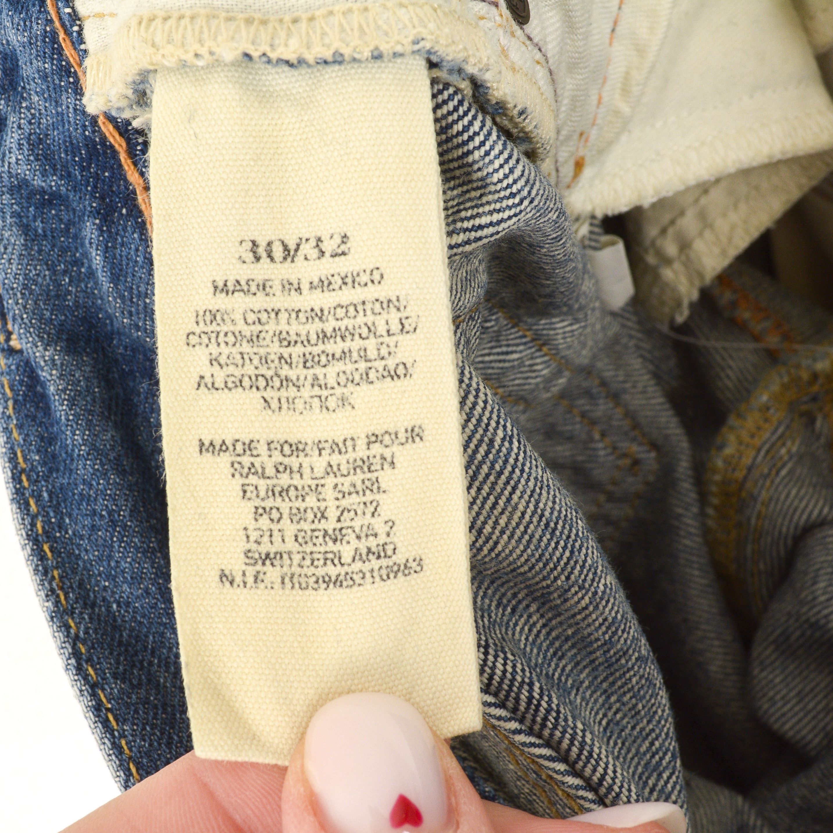 Polo Ralph Lauren DENIM SUPPLY RALPH LAUREN W30 L32 Slim Jeans Pants Trousers Size US 30 / EU 46 - 6 Thumbnail