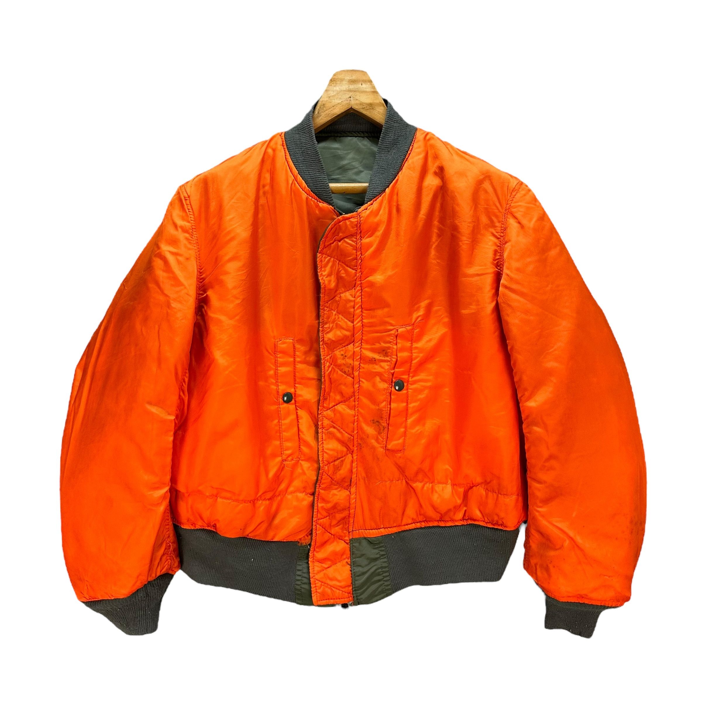 Alpha Industries ALPHA INDUSTRIES MA1 Green Bomber Jacket #A51-1186 Size US L / EU 52-54 / 3 - 12 Thumbnail