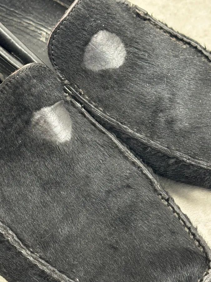 Prada Prada Black Pony Hair Loafers Driver Sole Size US 9 / EU 42 - 5 Thumbnail