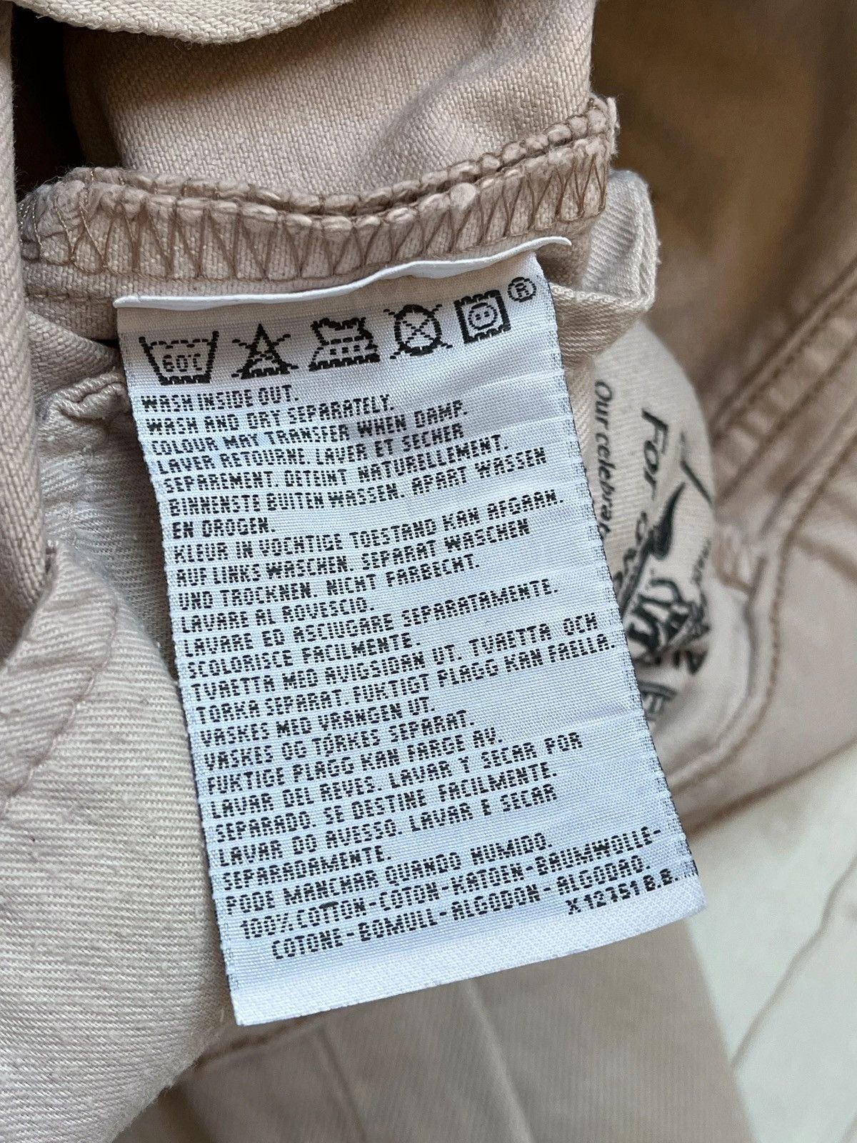 Levi's Levi’s 517 02 Deadstock Beige Denim Jeans Sz W 33 L 30 Size US 33 - 6 Thumbnail