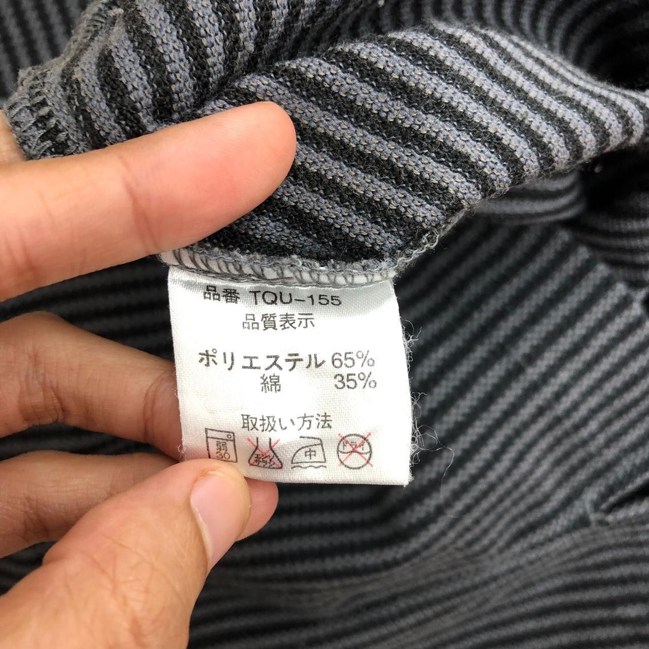Takeo Kikuchi TAKEO KIKUCHI JAPAN Striped Slim Fit Polo Tee Shirt Top Size M / US 6-8 / IT 42-44 - 6 Thumbnail
