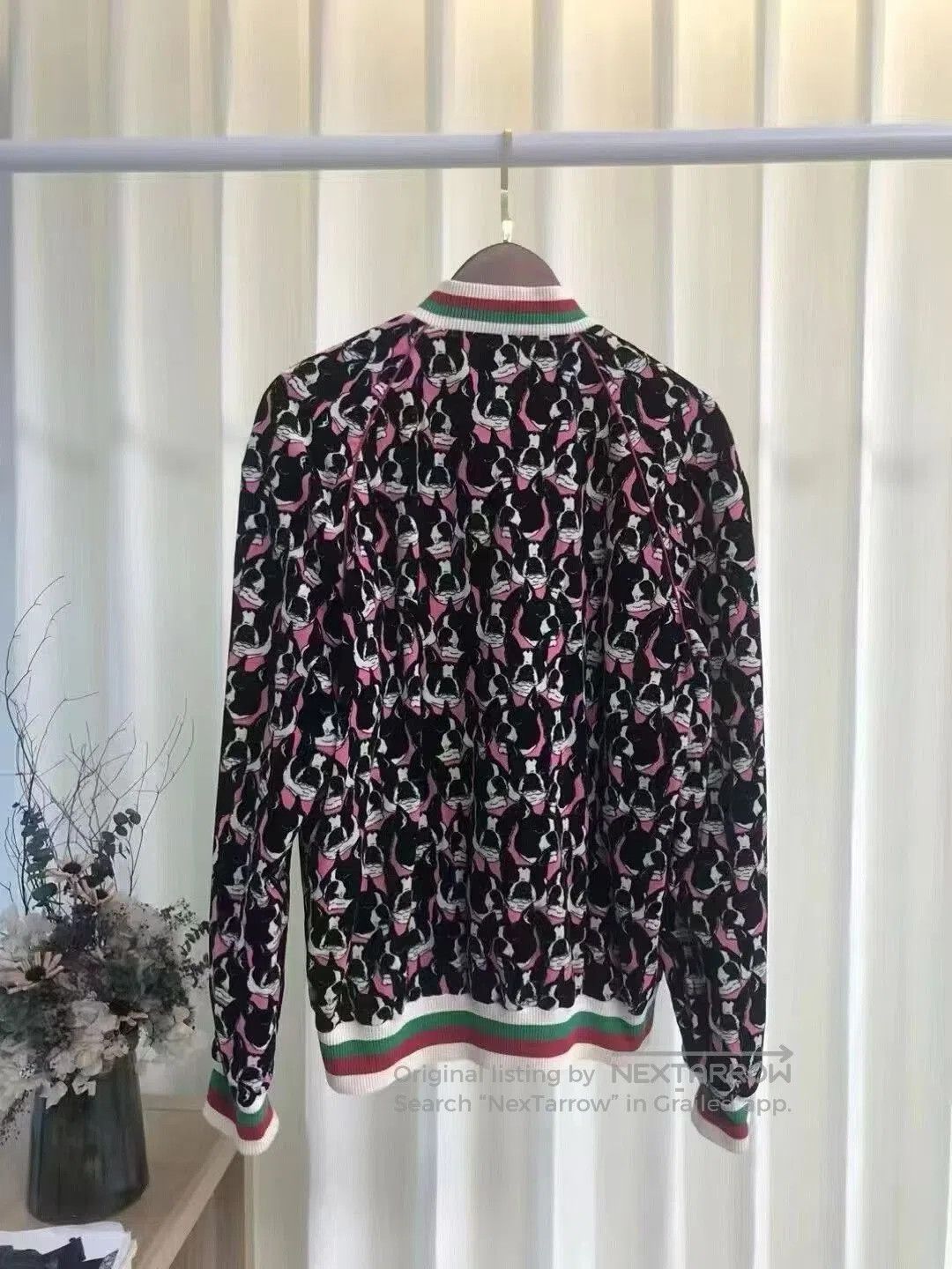 Gucci Gucci Bulldog Print Velvet Jacket. Size US XS / EU 42 / 0 - 4 Thumbnail