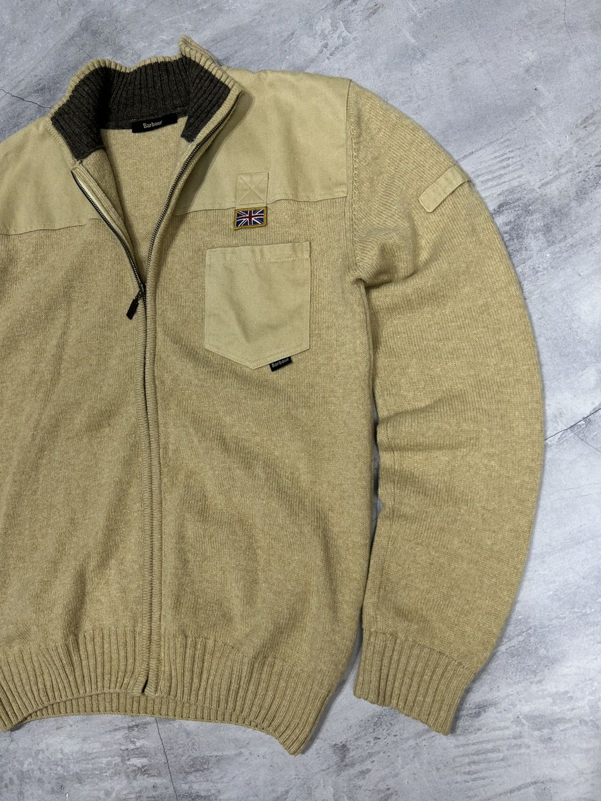 Barbour Barbour Wool Sweaters Knit Zip Size US M / EU 48-50 / 2 - 2 Thumbnail