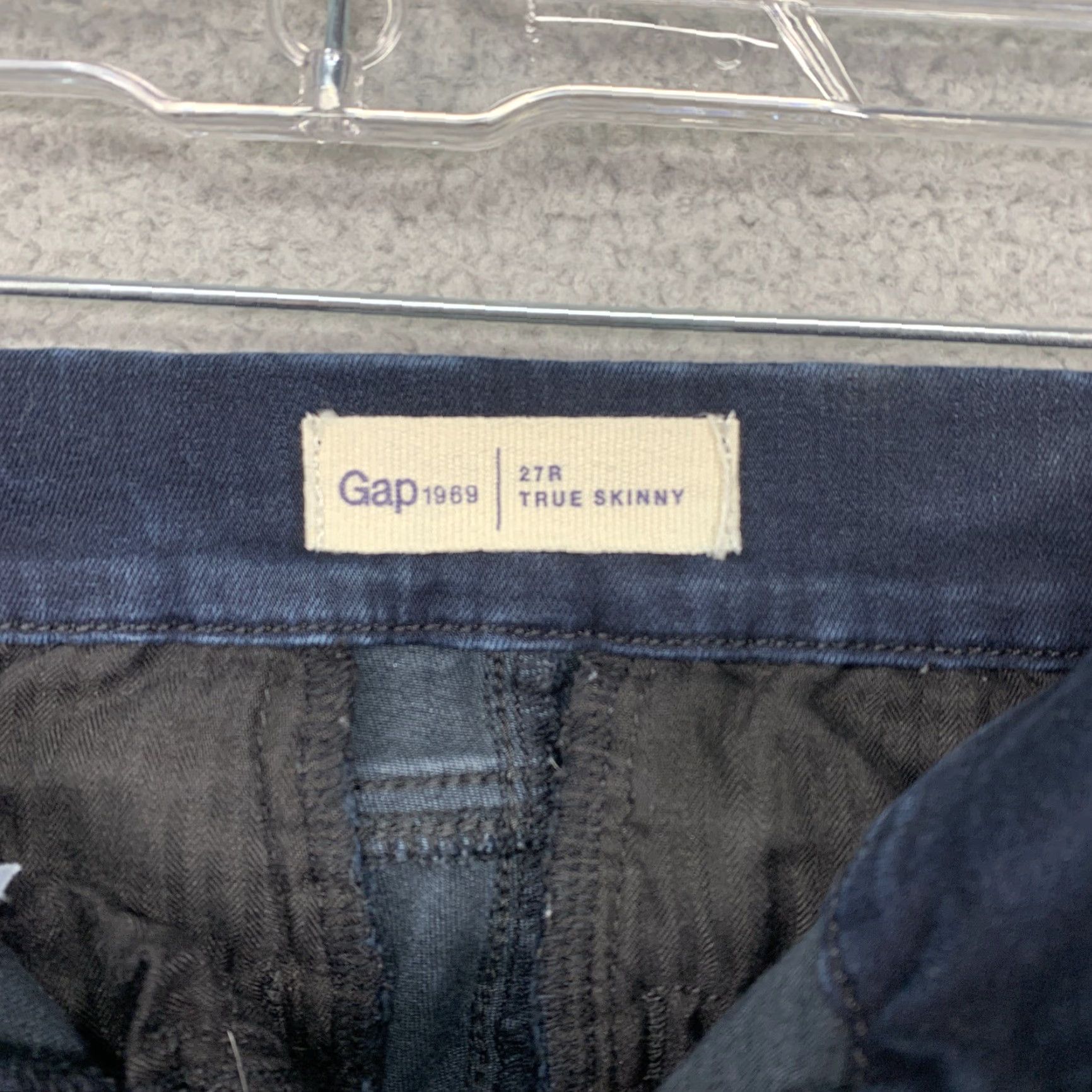 Gap Gap Jeggings Juniors Size 4R Dark Blue True Skinny Denim Jeans High Rise Stretch Size 27" / US 4 / IT 40 - 7 Thumbnail