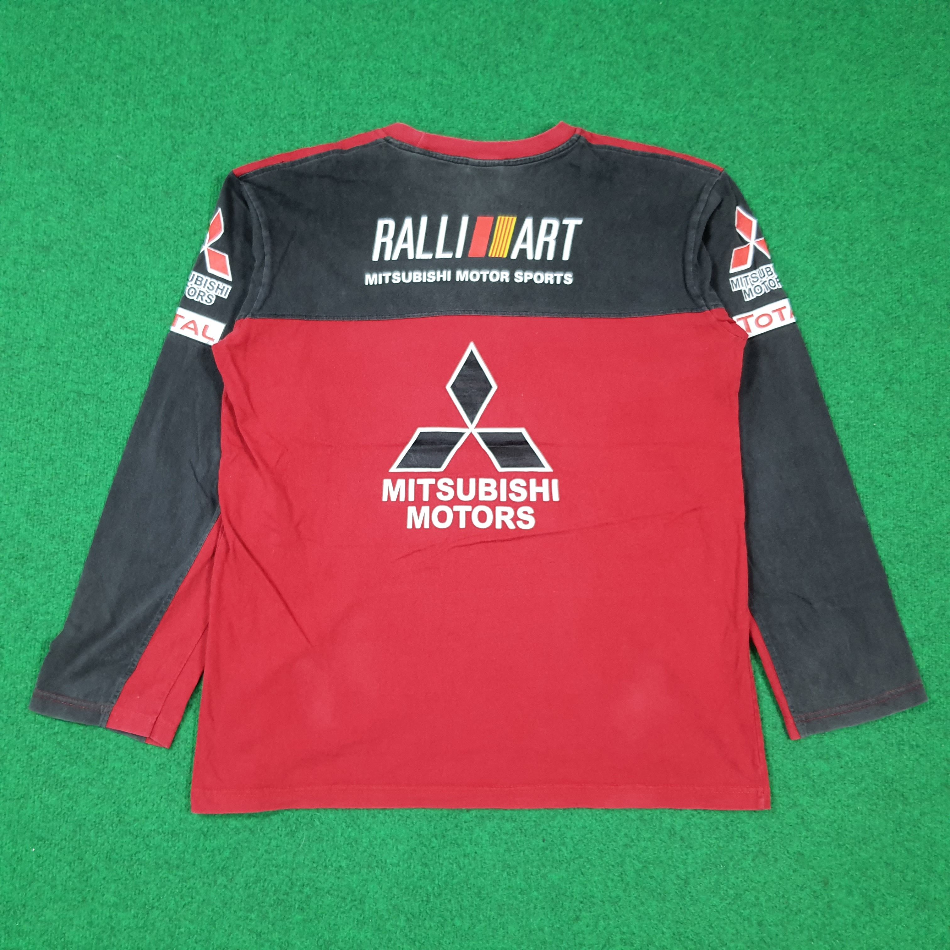 Japanese Brand Vintage JDM Mitsubishi Ralliart Motorsports Tshirt C285N77 Size US L / EU 52-54 / 3 - 3 Thumbnail