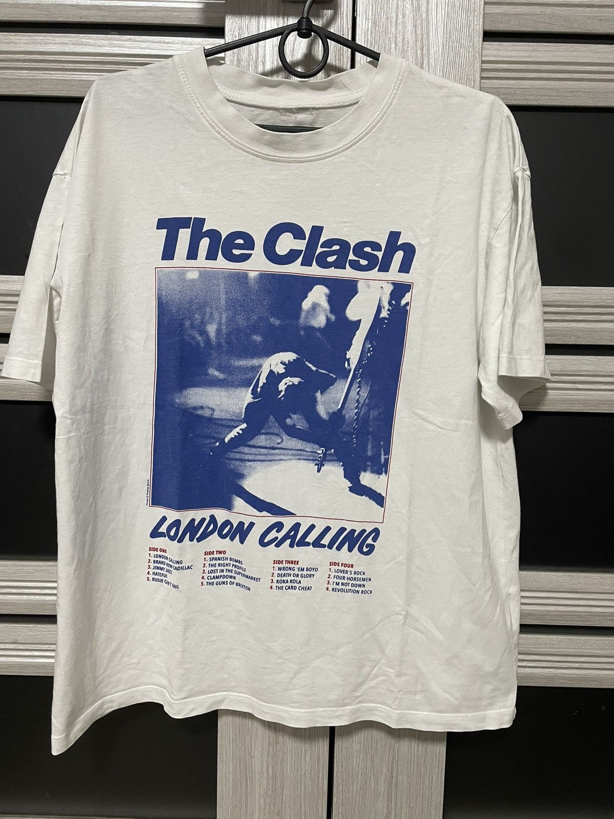 Vintage 00s The Clash London Calling Tour T Shirt Band Tee 