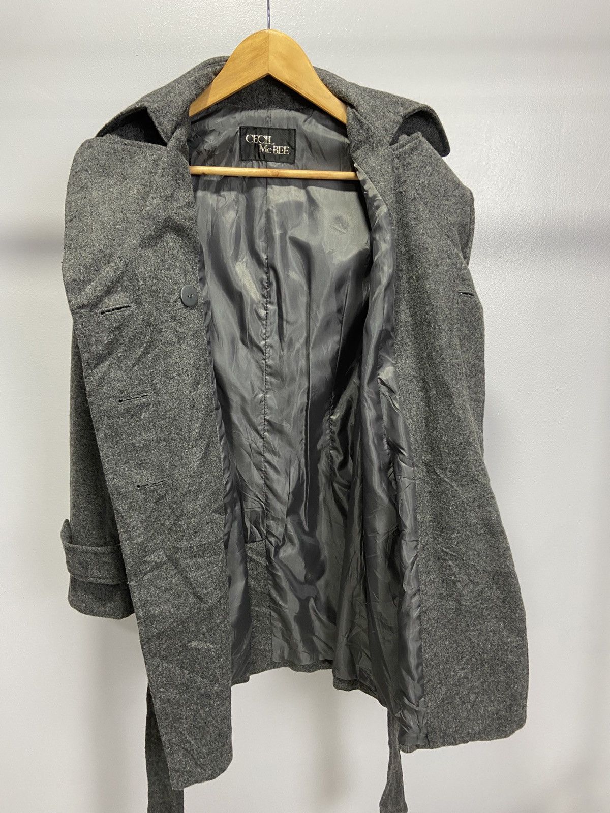 Japanese Brand Cecil McBee wool coat Size S / US 4 / IT 40 - 4 Thumbnail