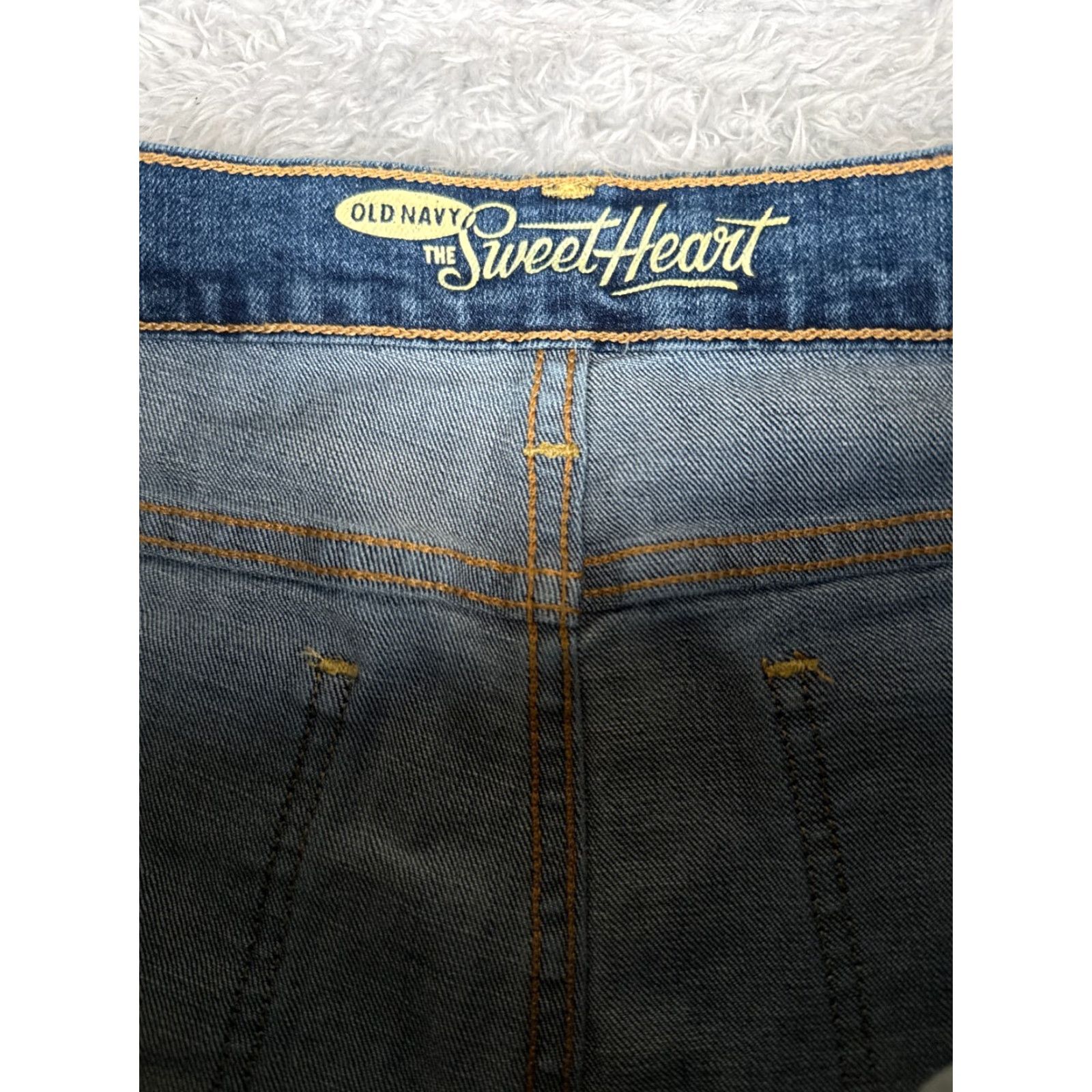 Old Navy Old Navy Women's Blue Denim Bootcut Jeans Size 6 Regular Stretch Cotton Blend Fall Spring Summer Size 28" / US 6 / IT 42 - 6 Thumbnail