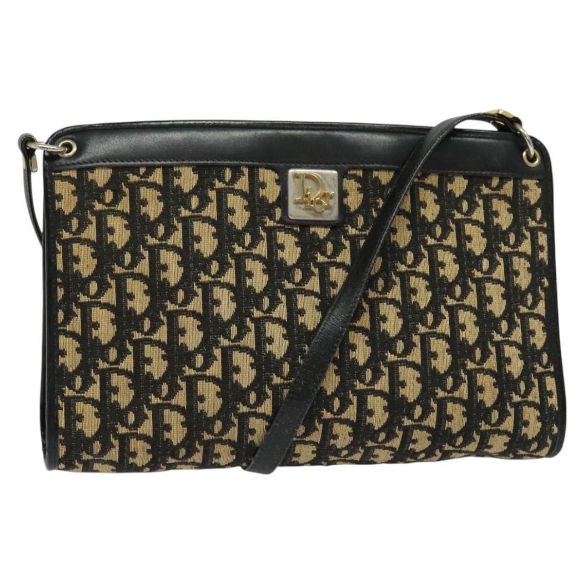 DIOR Shoulder Bag Navy Gold