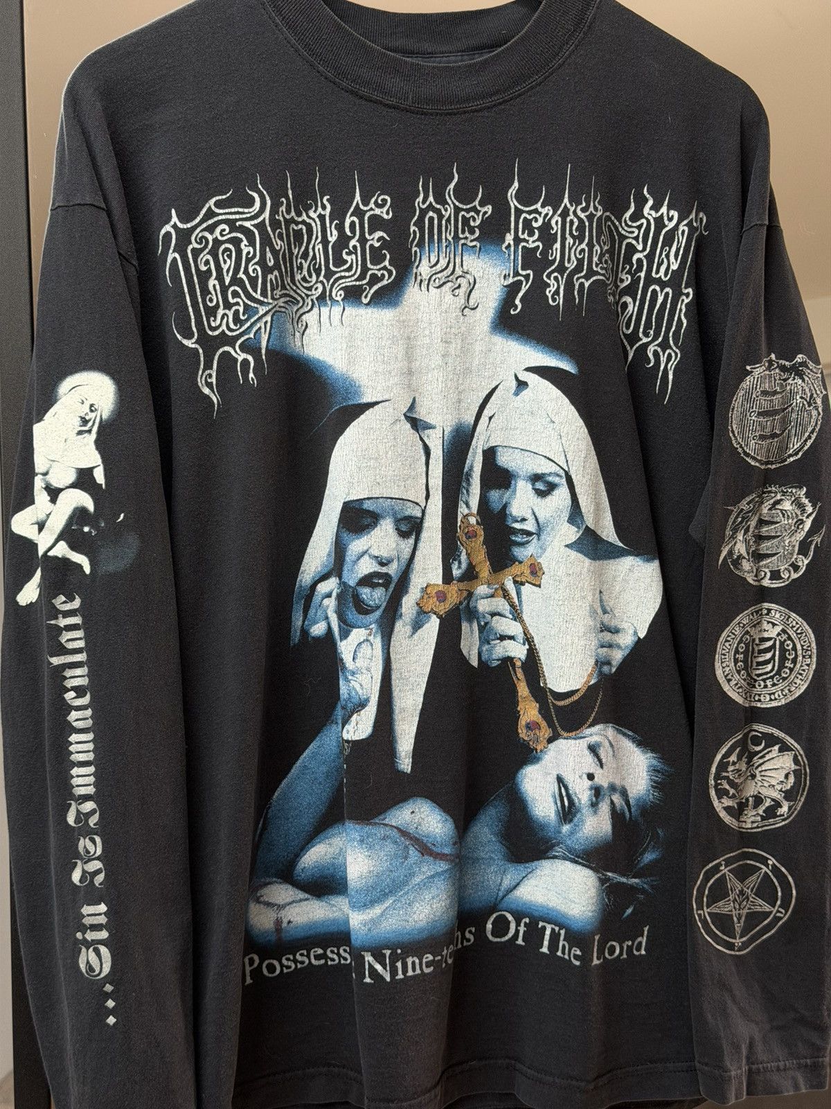 Band Tees Cradle Of Filth 1998 Decadence Is A Virtue Long Sleeve Size US L / EU 52-54 / 3 - 2 Thumbnail
