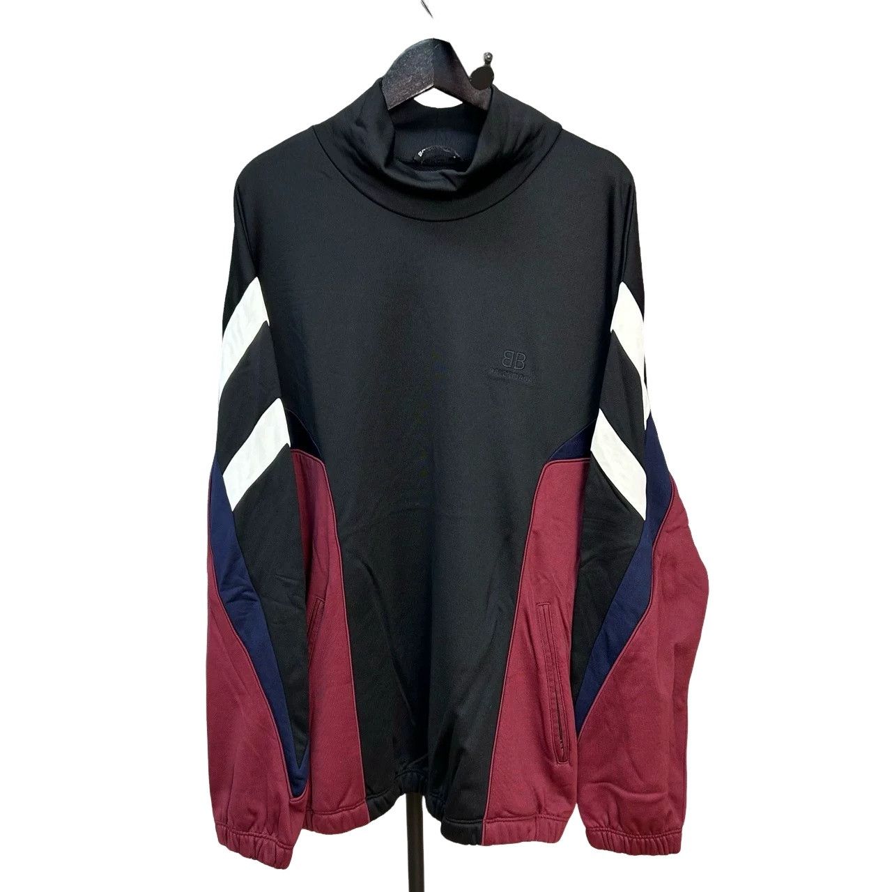 Balenciaga Balenciaga BB Logo Mock Neck Sweatshirt Size XS Size US XS / EU 42 / 0 - 1 Thumbnail