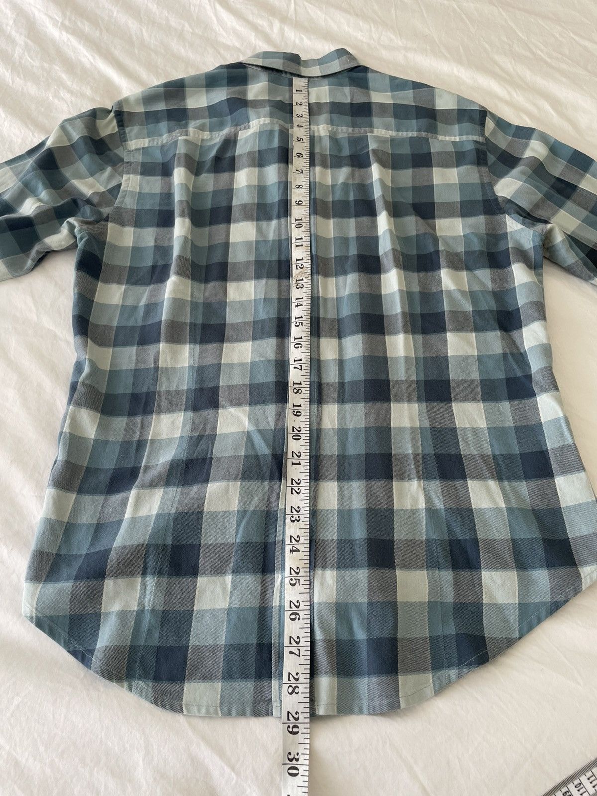 Band Of Outsiders Rare Blue Check Tailored Button Down Shirt Sz. M $325 Size US M / EU 48-50 / 2 - 10 Thumbnail