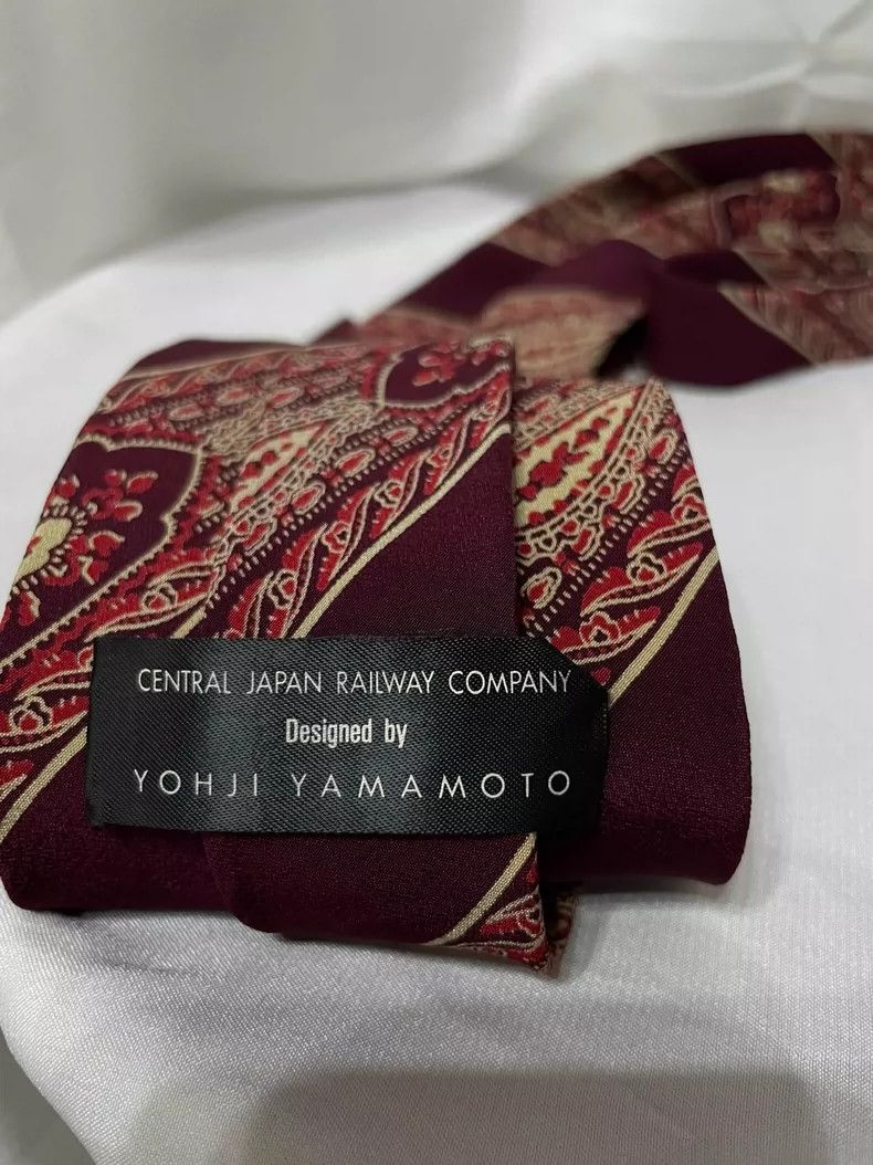 Yohji Yamamoto yohji Yamamoto Red tie with ethnic pattern tie Size ONE SIZE - 4 Thumbnail