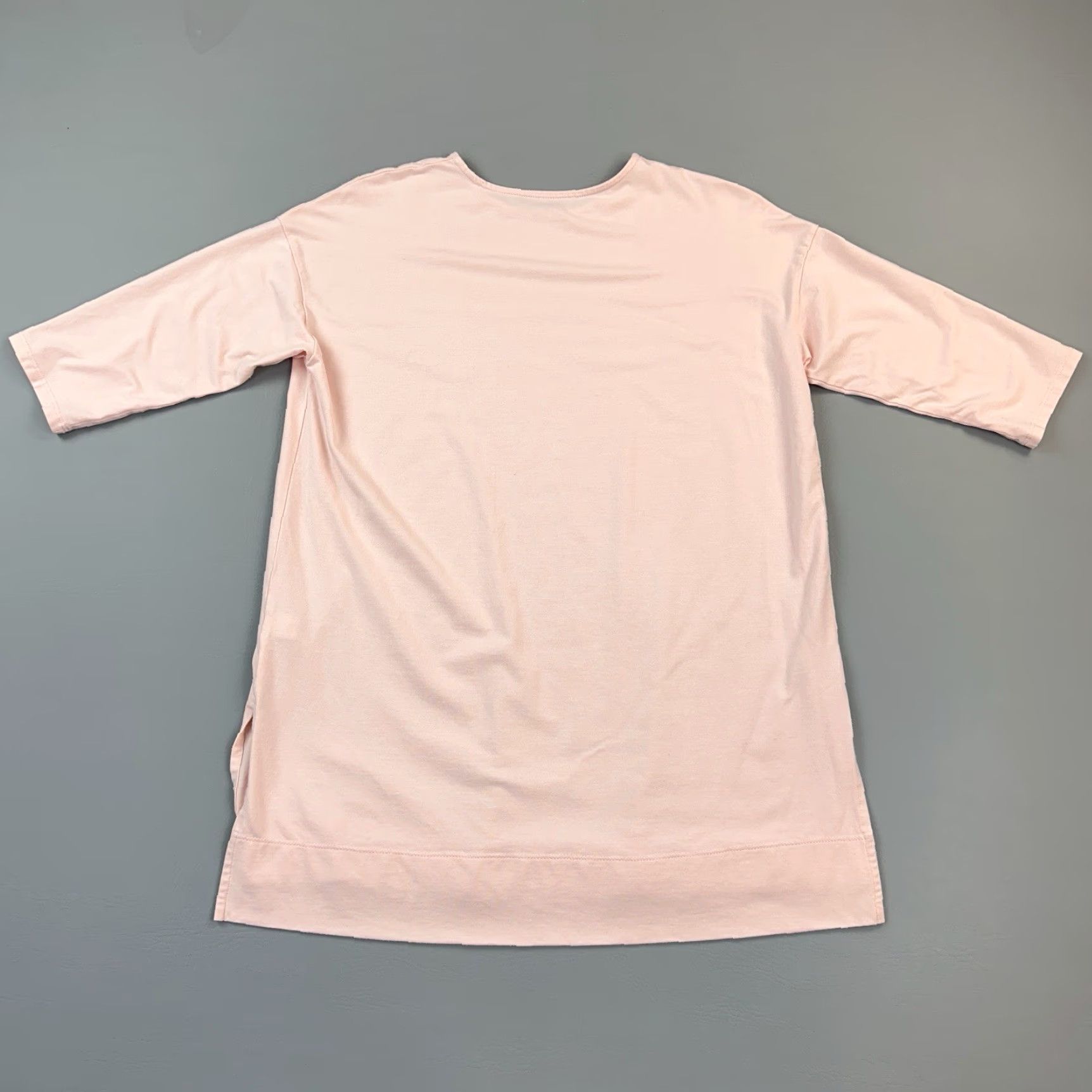 J. Jill J Jill Shirt Women's Small Pale Pink Luxe Supima Ballet Sleeve Tunic Size S / US 4 / IT 40 - 7 Thumbnail