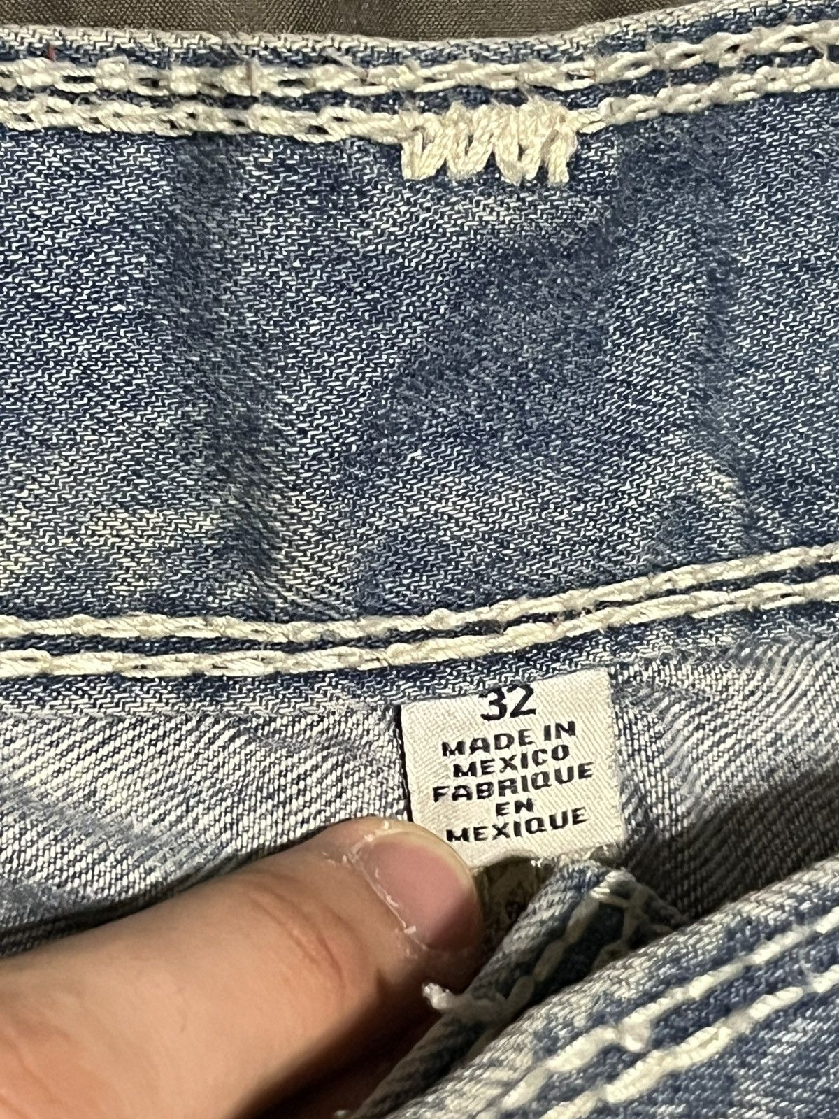 True Religion Washed Light Blue True Religion Denim Size US 32 / EU 48 - 4 Thumbnail