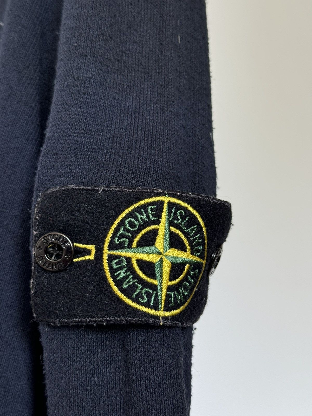 Stone Island Vintage 1988 Stone Island Buttoned Collared Sweater Faded Size US XL / EU 56 / 4 - 10 Thumbnail