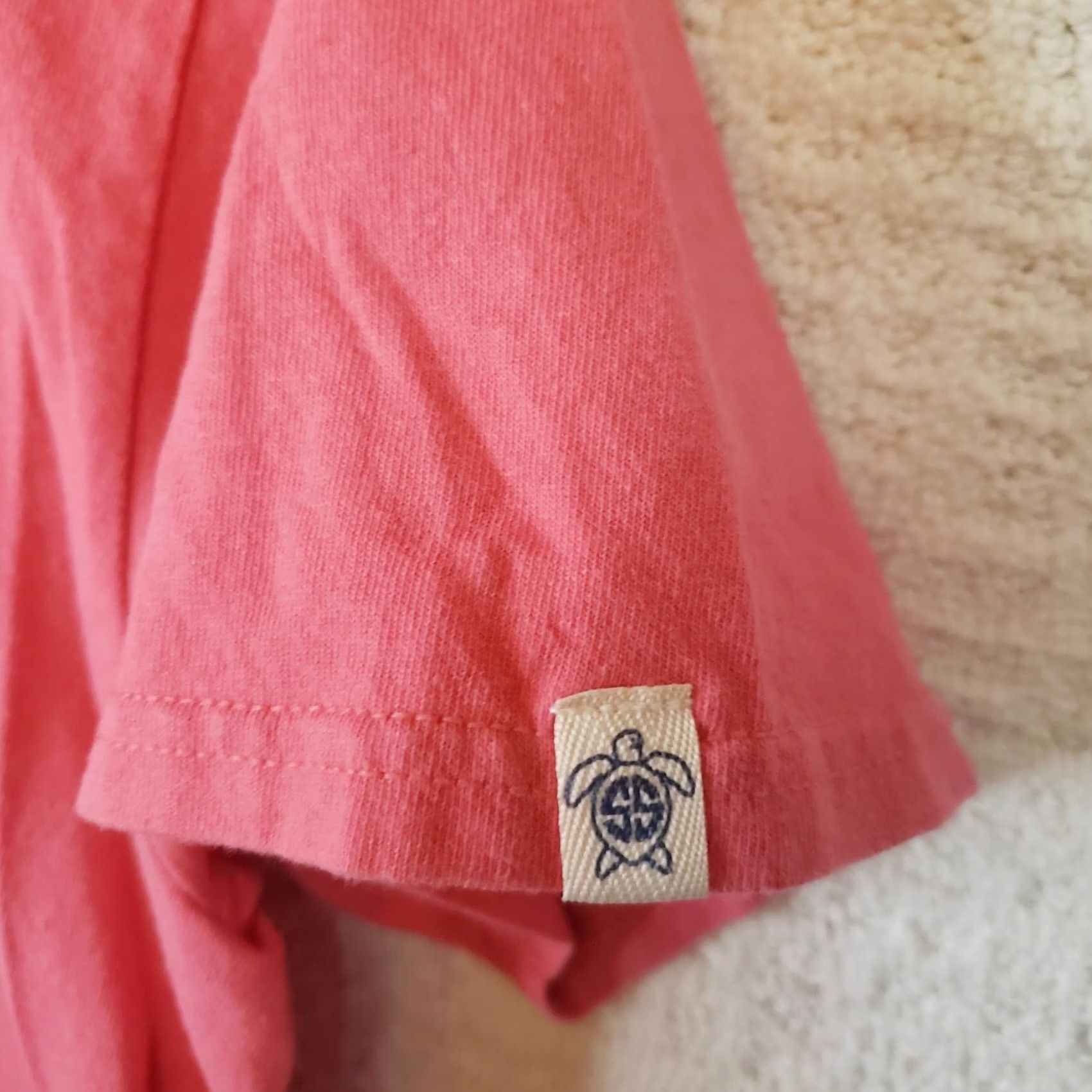 Pinko Simply Southern Womens's M Pink Cotton Turtle Graphic Short Sleeve T Shirt NWOT Size M / US 6-8 / IT 42-44 - 5 Thumbnail
