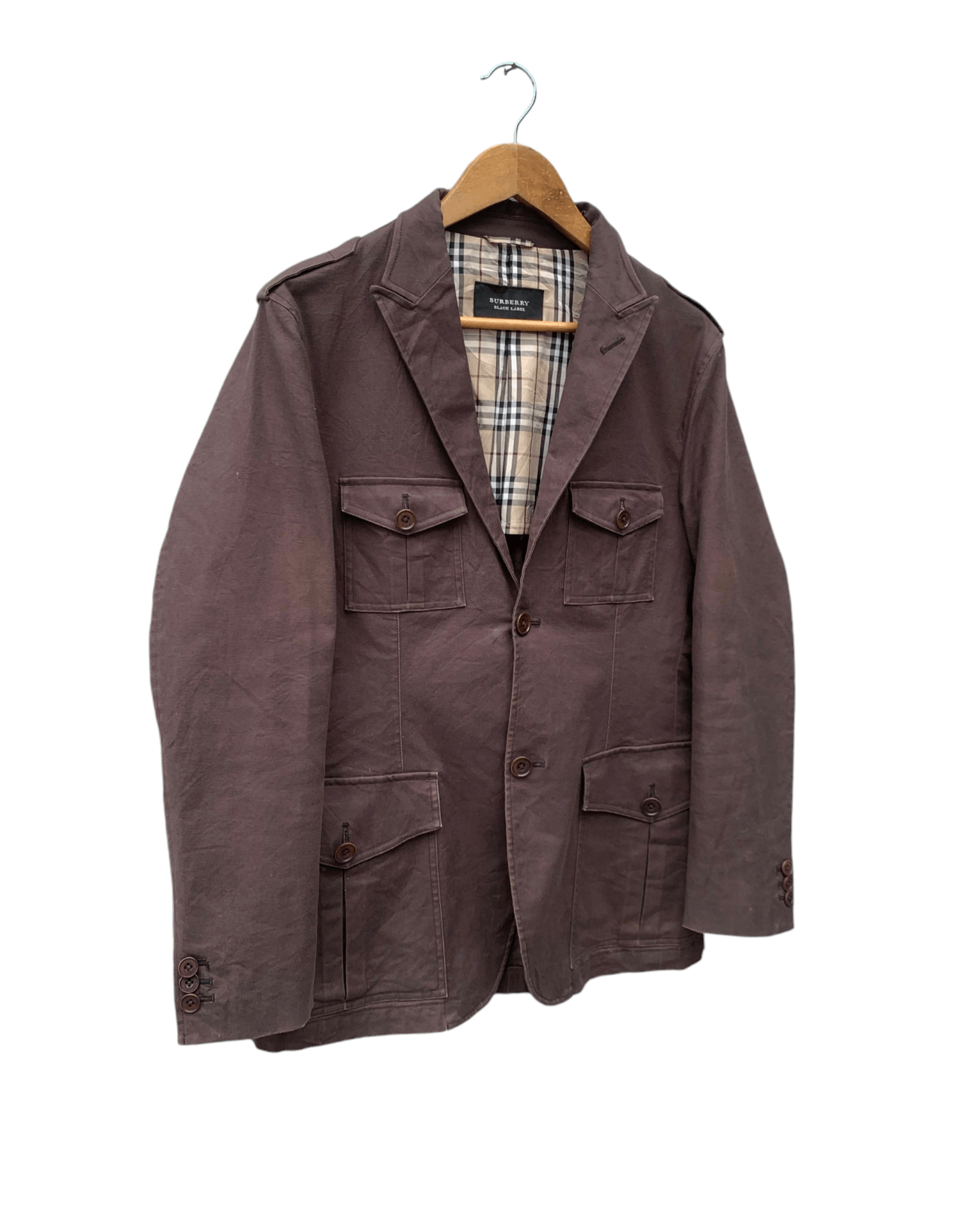 Burberry × Vintage Vintage Burberry Black Label Luxury Jacket Size US M / EU 48-50 / 2 - 3 Thumbnail
