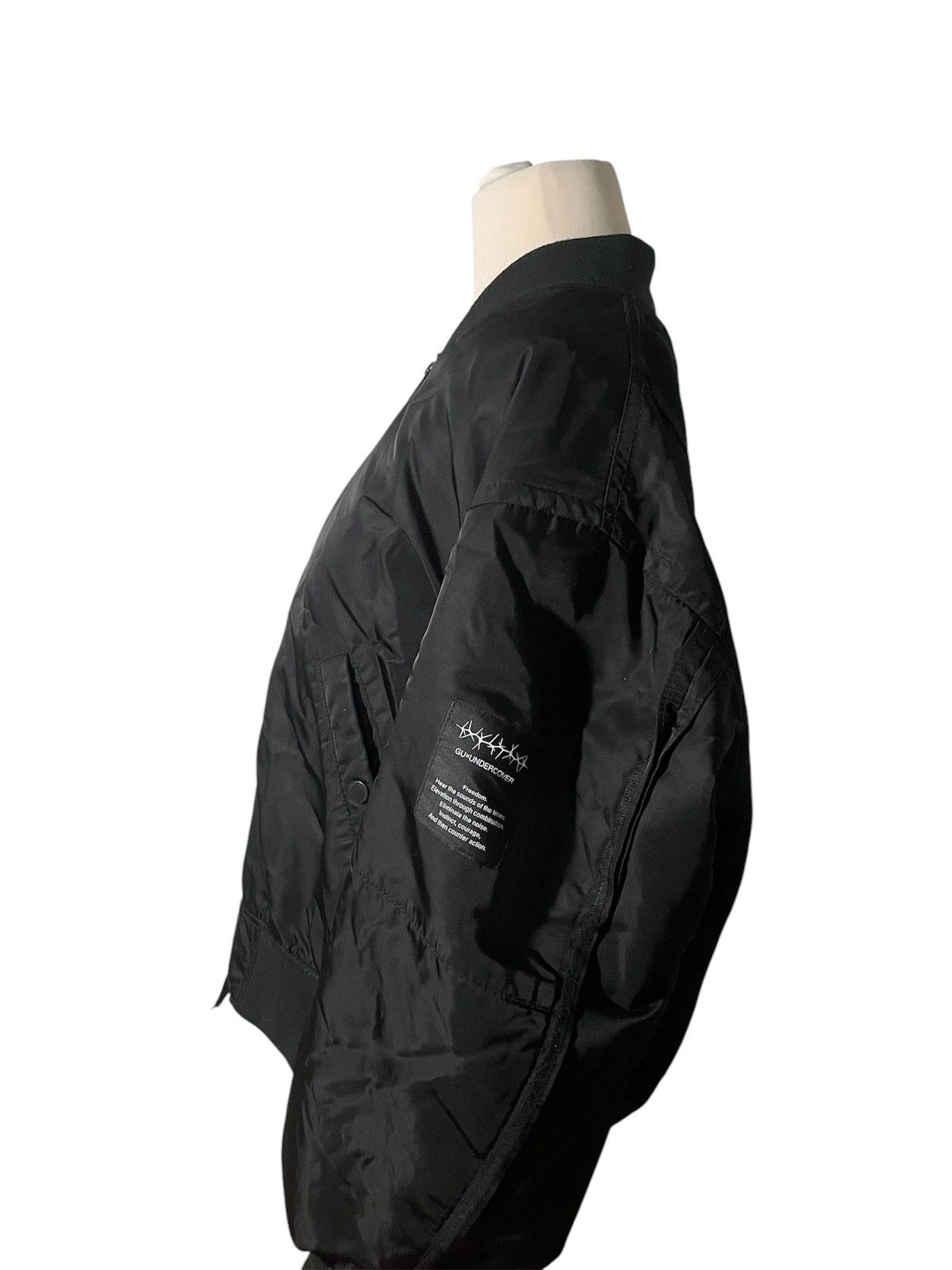 GU × Undercover GU x Undercover black bomber jacket “Freedom Noise” Size US M / EU 48-50 / 2 - 4 Thumbnail