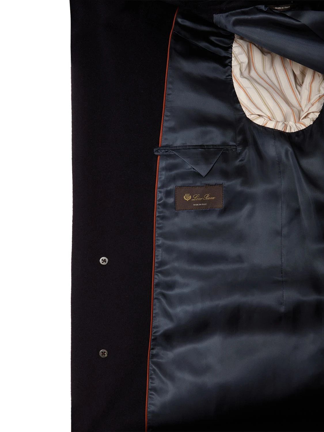 Loro Piana o1srvl11e0424 Torino Coat in Navy Blue Size US XL / EU 56 / 4 - 5 Thumbnail