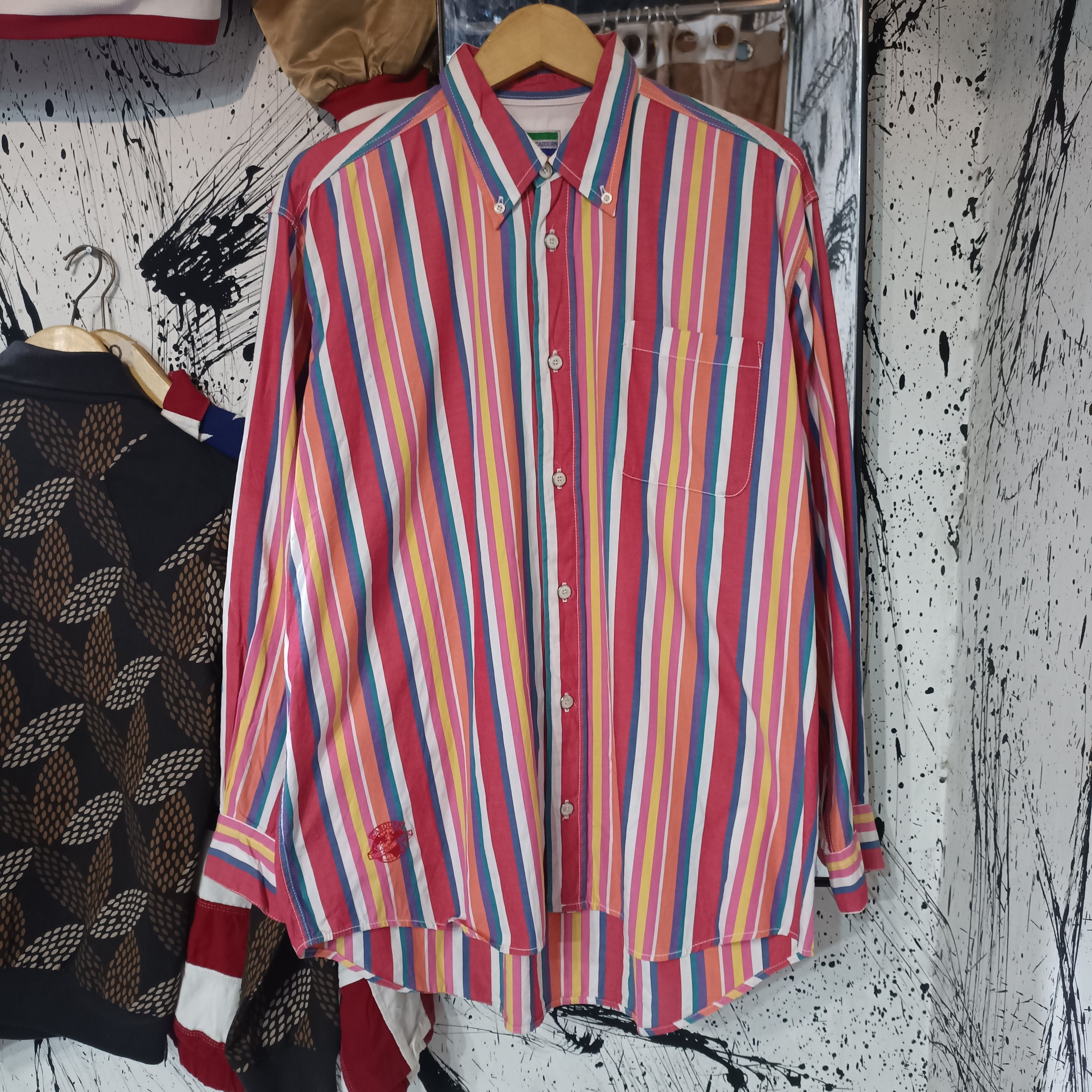Nigel Cabourn Vintage Nigel Cabourn Stripe Shirt Size US L / EU 52-54 / 3 - 1 Thumbnail