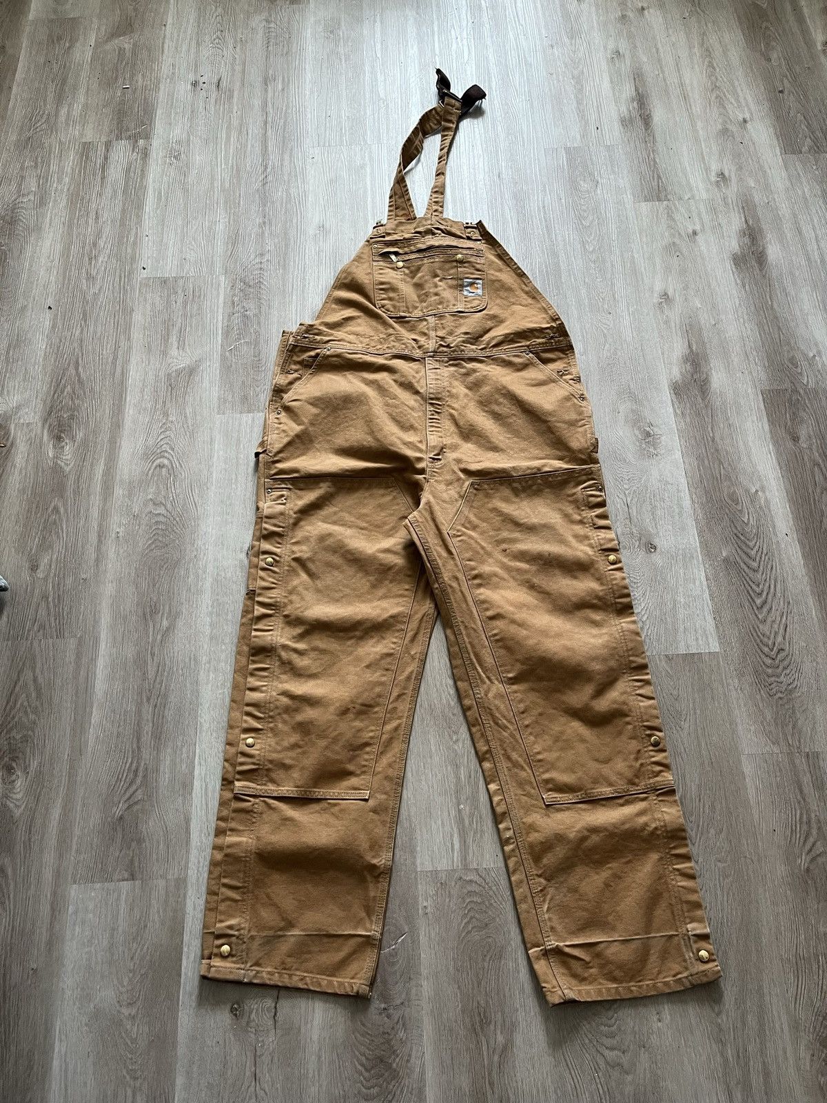 Carhartt Vintage Carhartt Duck Canvas Work Overalls Size US 44 / EU 60 - 1 Thumbnail
