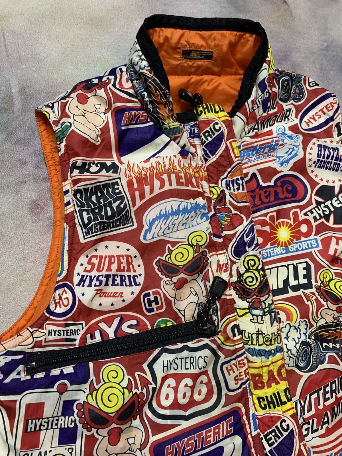 Hysteric Glamour Hysteric Glamour Puffer Vest Reversible Size US XS / EU 42 / 0 - 2 Thumbnail
