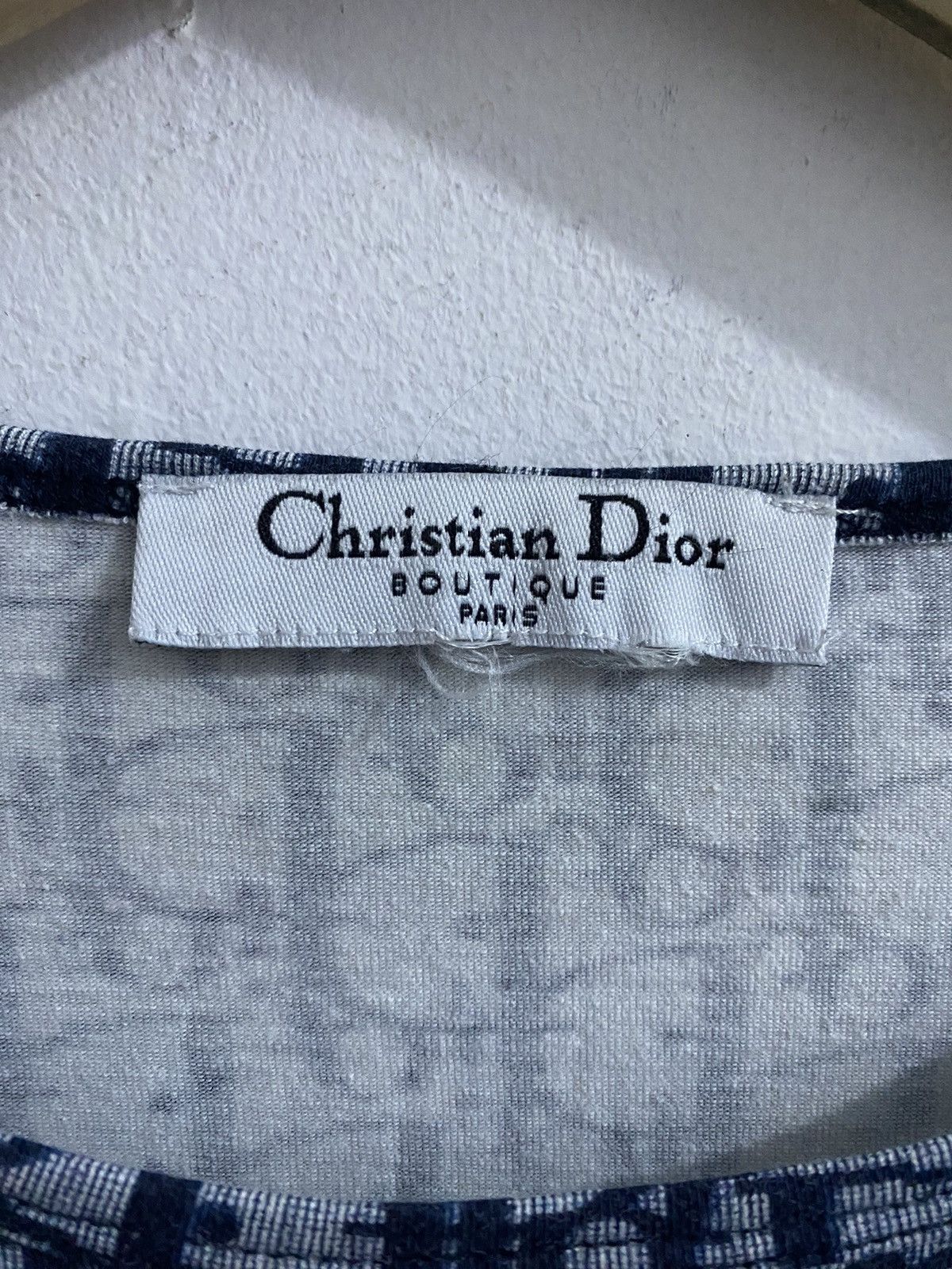 Christian Dior Monsieur Christian Dior Oblique Monogram Cropped Long Sleeves Size XS / US 0-2 / IT 36-38 - 9 Thumbnail