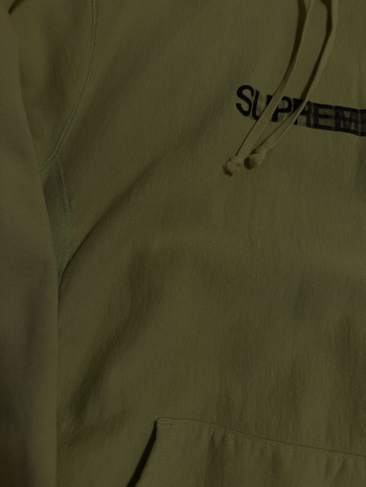 Supreme Supreme Lime Green OG Motion Logo Hoodie XL Size US XL / EU 56 / 4 - 4 Thumbnail