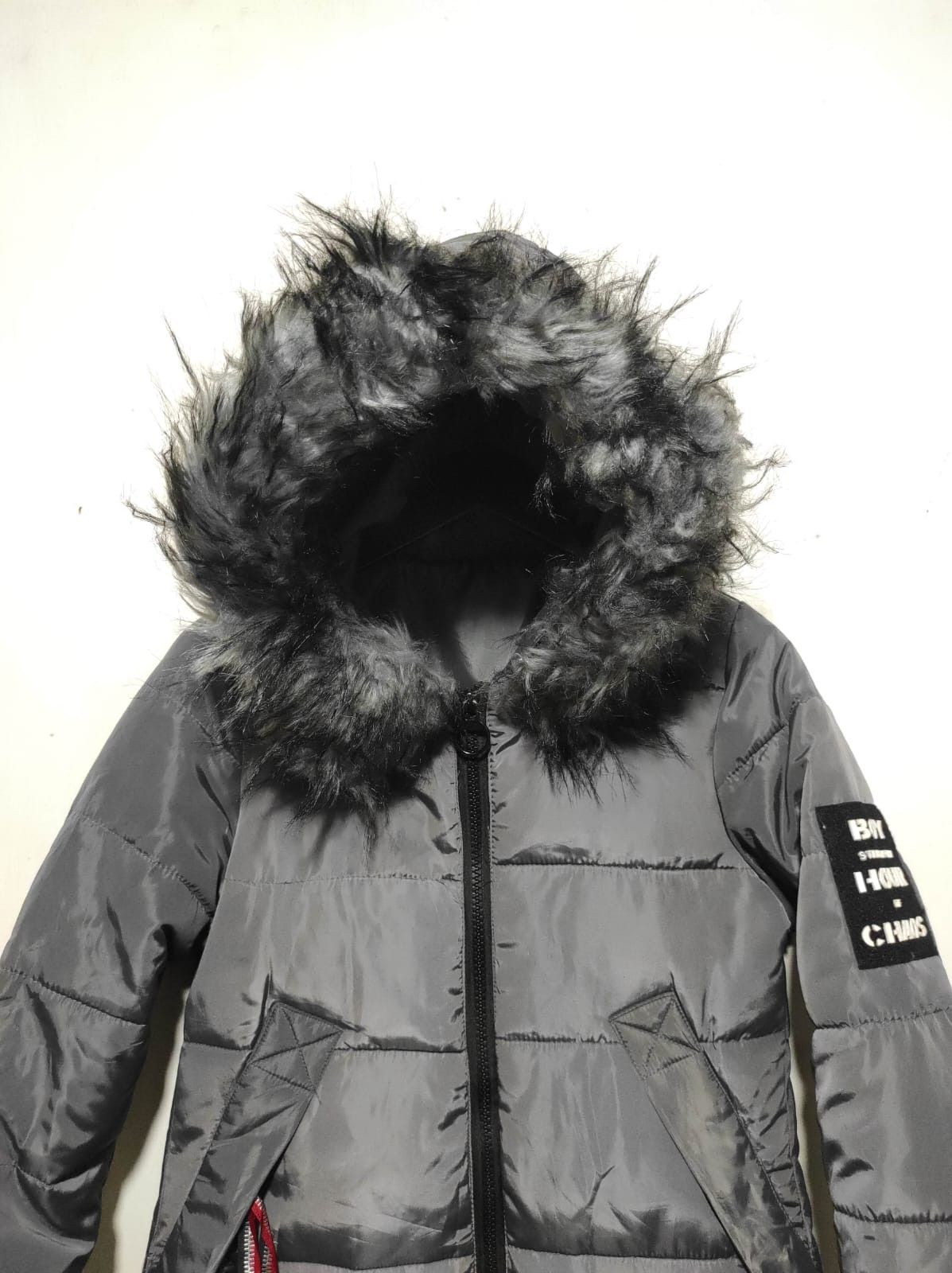 Japanese Brand Fur Down Puffer Hoodie Jacket Size S / US 4 / IT 40 - 3 Thumbnail