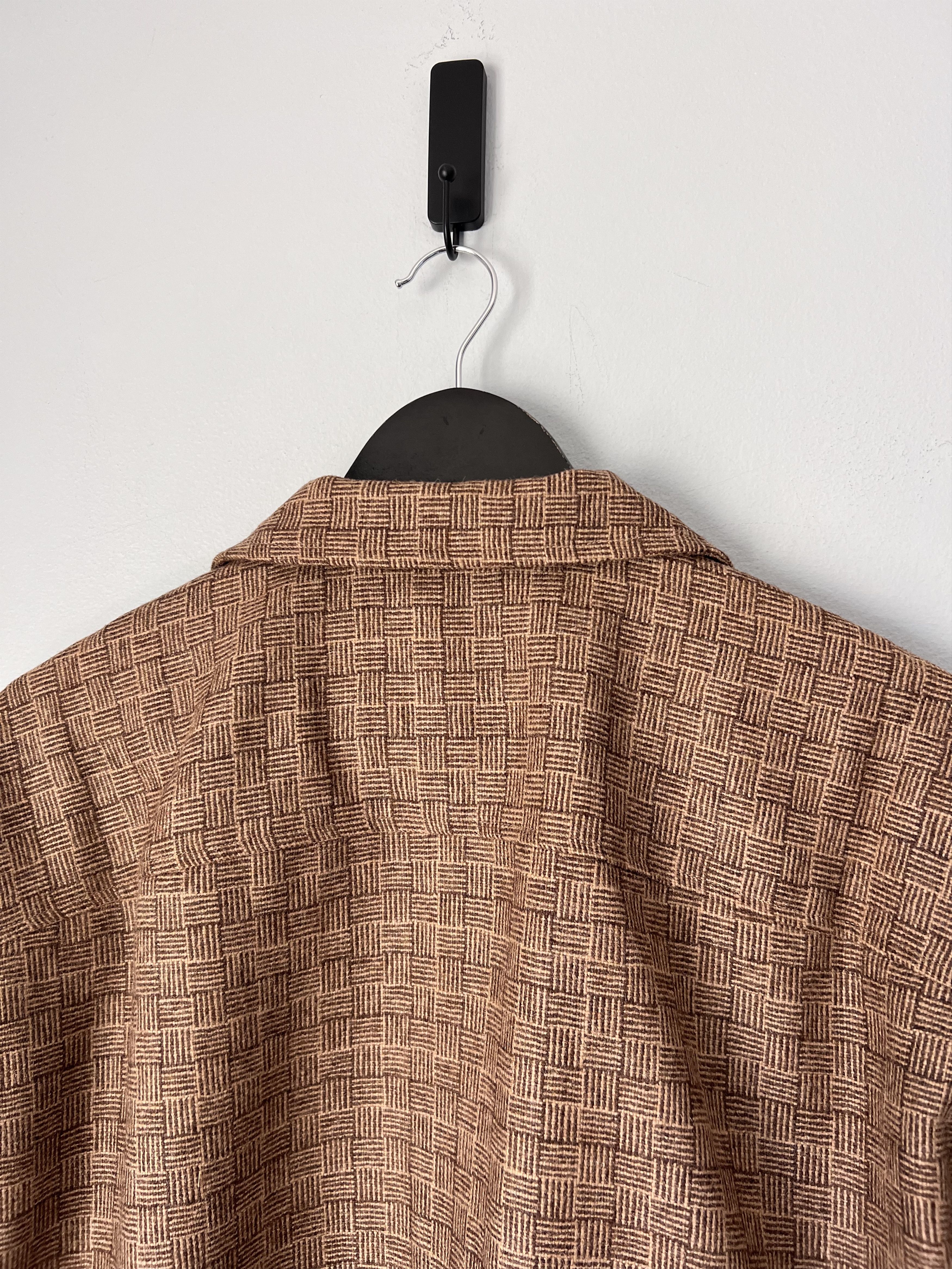 Aime Leon Dore Aime Leon Dore Jacquard Camp Collar Shirt in Brown Size US XL / EU 56 / 4 - 6 Thumbnail