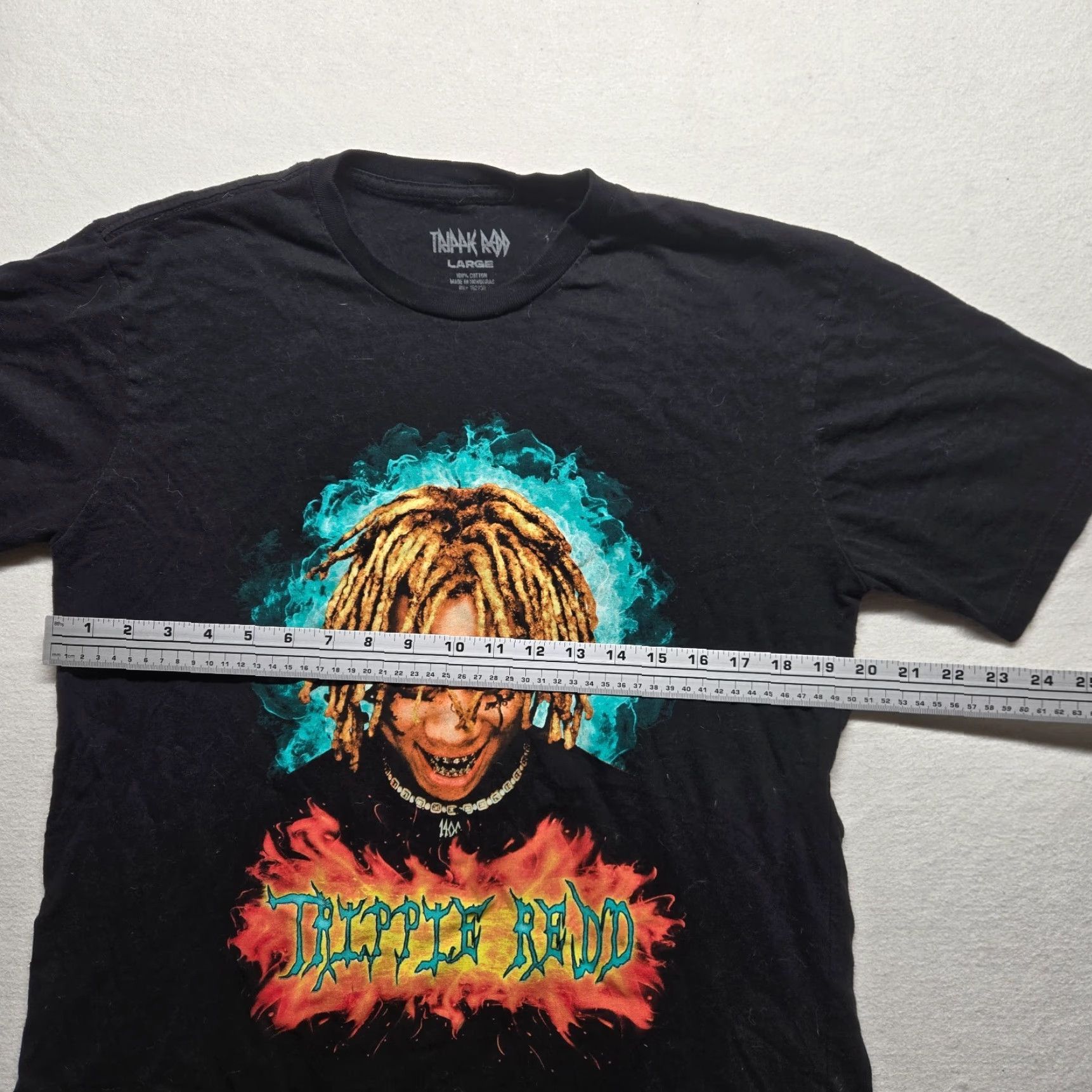 Vintage Tripple Redd Shirt Men L Black Graphic Print Crew Neck 90s Hip Hop Designer T-Shirt Size US L / EU 52-54 / 3 - 4 Thumbnail