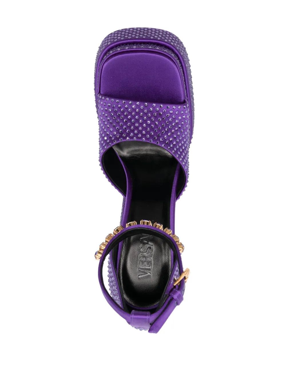 Versace o1y0226 Ankle Strap Sandals in Purple Size US 10 / IT 40 - 4 Thumbnail