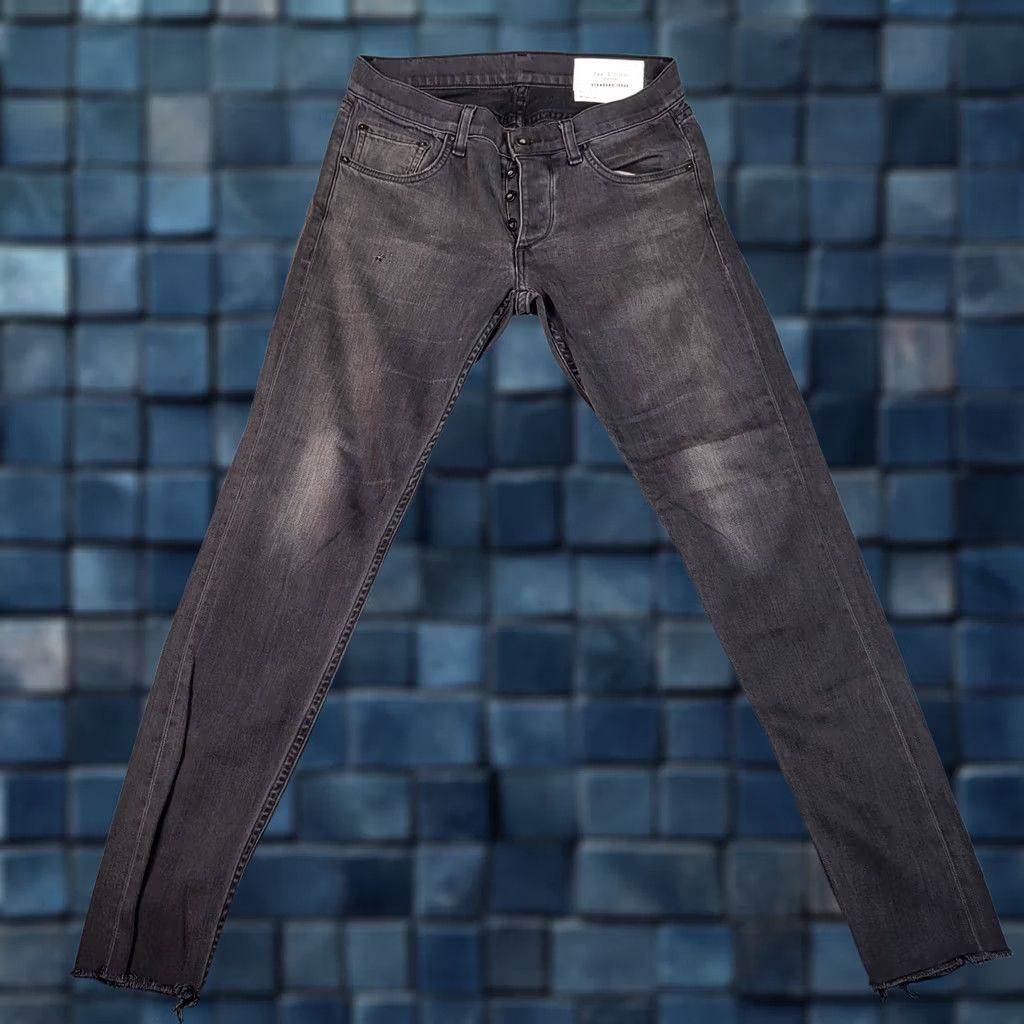 Rag & Bone Rag & bone Standard Issue Fit 1 Skinny Jeans Size 31 Gray Dark Denim Regular Mens Skinny 31 Knit Cotton Polyester Rayon Inseam 29 Baggy? Size US 31 - 1 Thumbnail