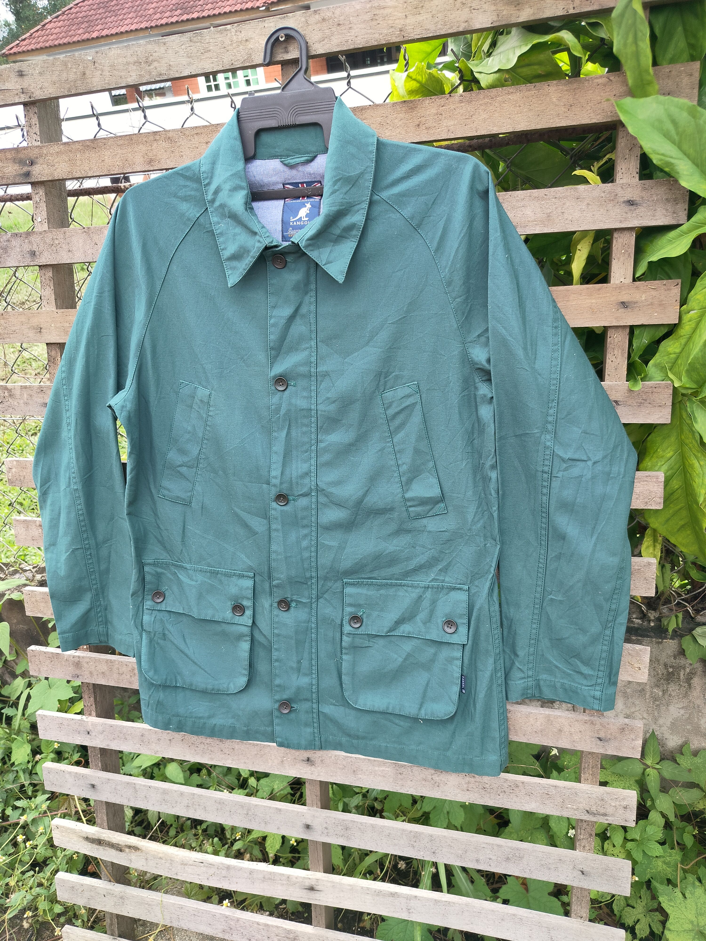 Japanese Brand KANGOL BONDAGE POCKET JACKET Size US L / EU 52-54 / 3 - 4 Thumbnail