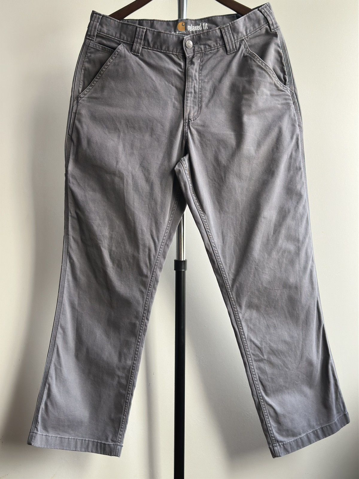 Carhartt Vintage Carhartt Relaxed Fit Canvas Utility Work Pants Size US 34 / EU 50 - 4 Thumbnail